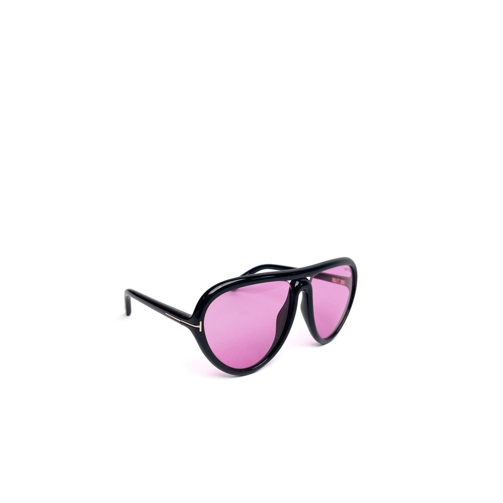 Tom Ford Black Frame Pink Lens Sunnies Size ONE SIZE - 3 Thumbnail