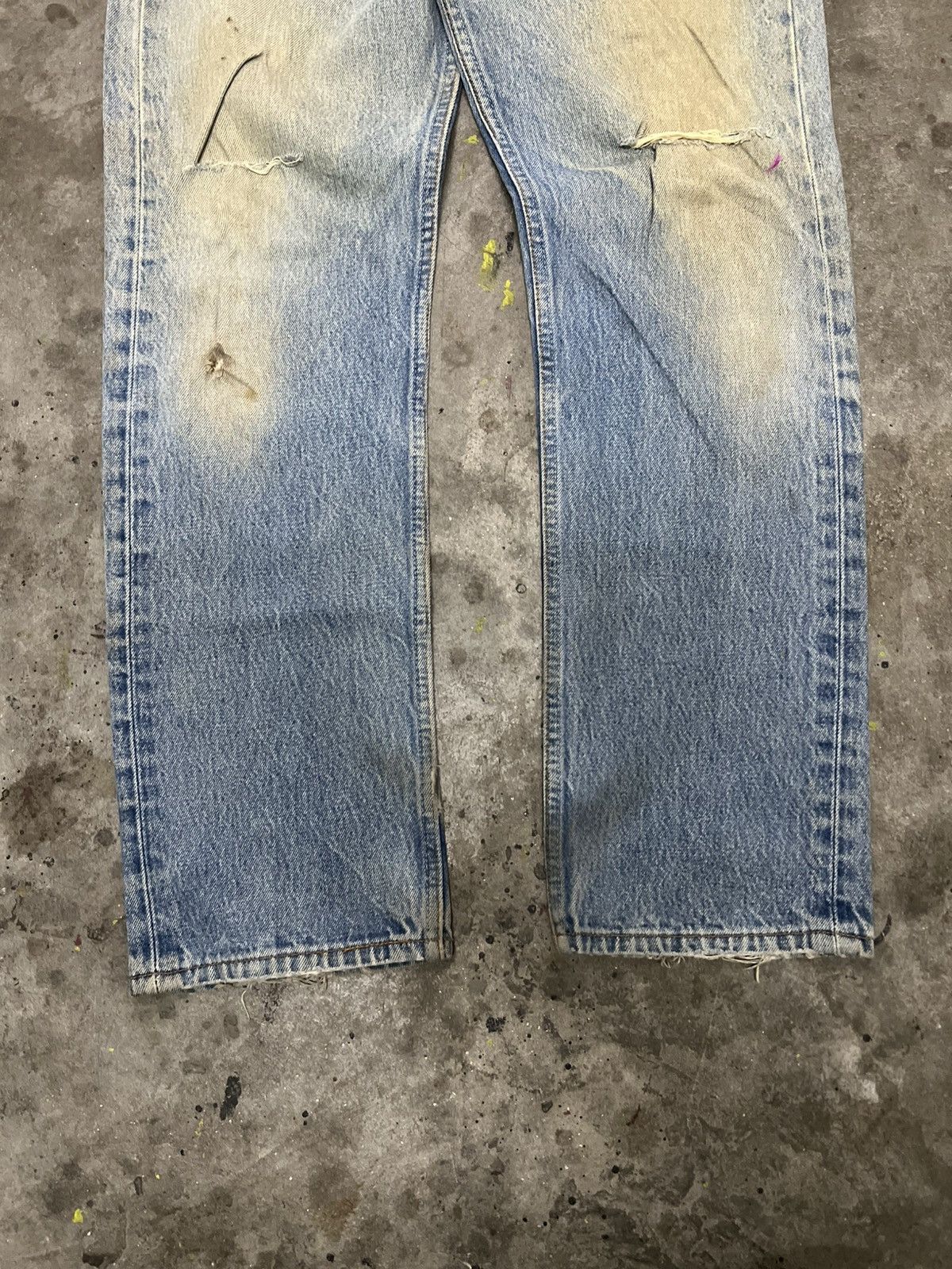 Levi's × Vintage VINTAGE LEVIS 501 KURT KOBAIN DISTRESSED DENIM PANT Size US 31 - 3 Thumbnail