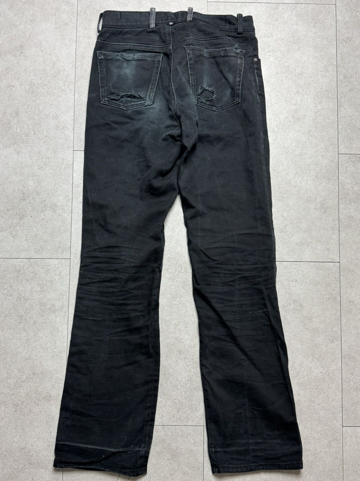 Chrome Hearts Chrome Hearts Vintage Flare Knee Denim Jeans Size US 28 / EU 44 - 2 Thumbnail