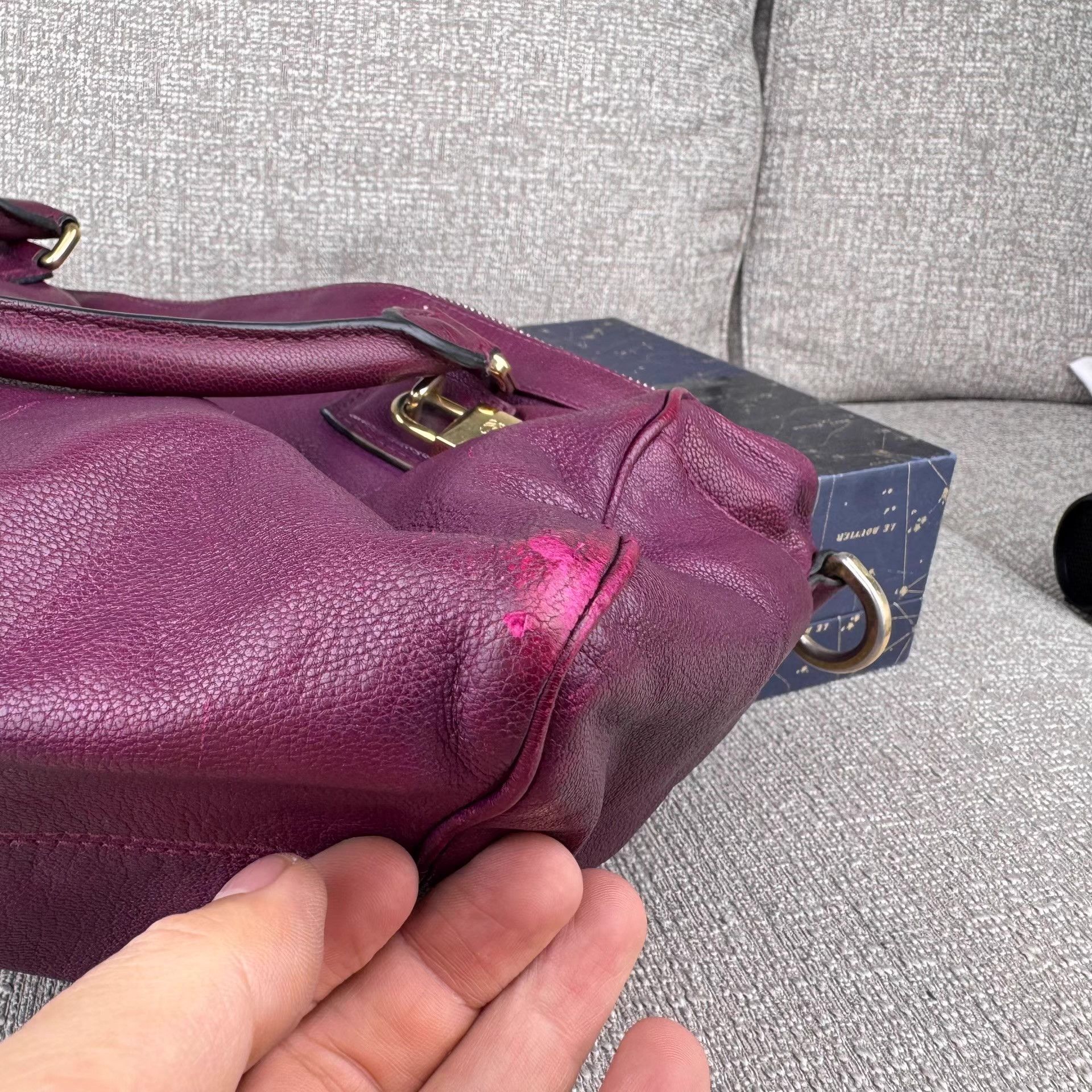 Loewe Loewe genuine leather women's handbag No shoulder strap Ｑ27 Size ONE SIZE - 3 Thumbnail