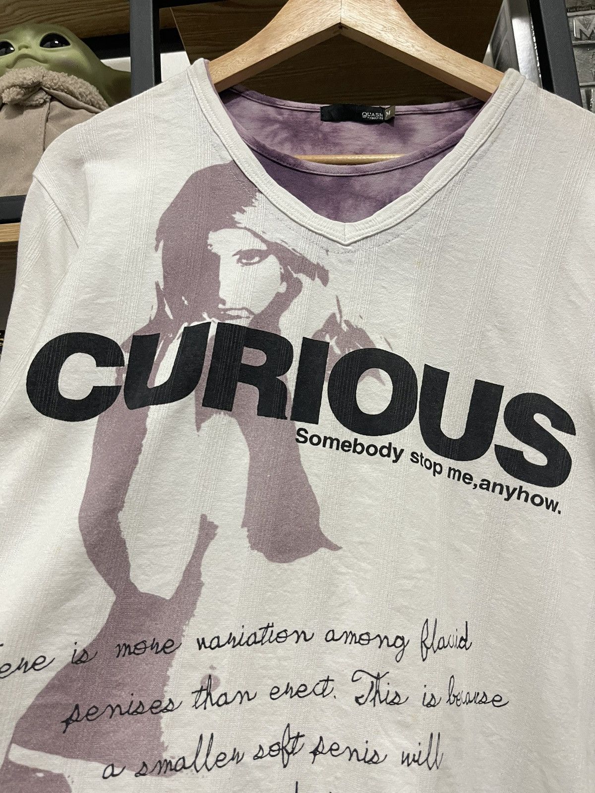 Hysteric Glamour Quash Japan CURIOUS Poem Double Layered Punk Hysteric Styled Size US M / EU 48-50 / 2 - 2 Thumbnail