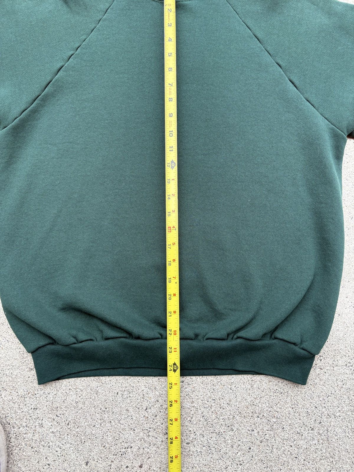 Jerzees × Vintage Vintage 1990s JERZEES Forest Green Crewneck Sweater Size L Size US M / EU 48-50 / 2 - 6 Thumbnail