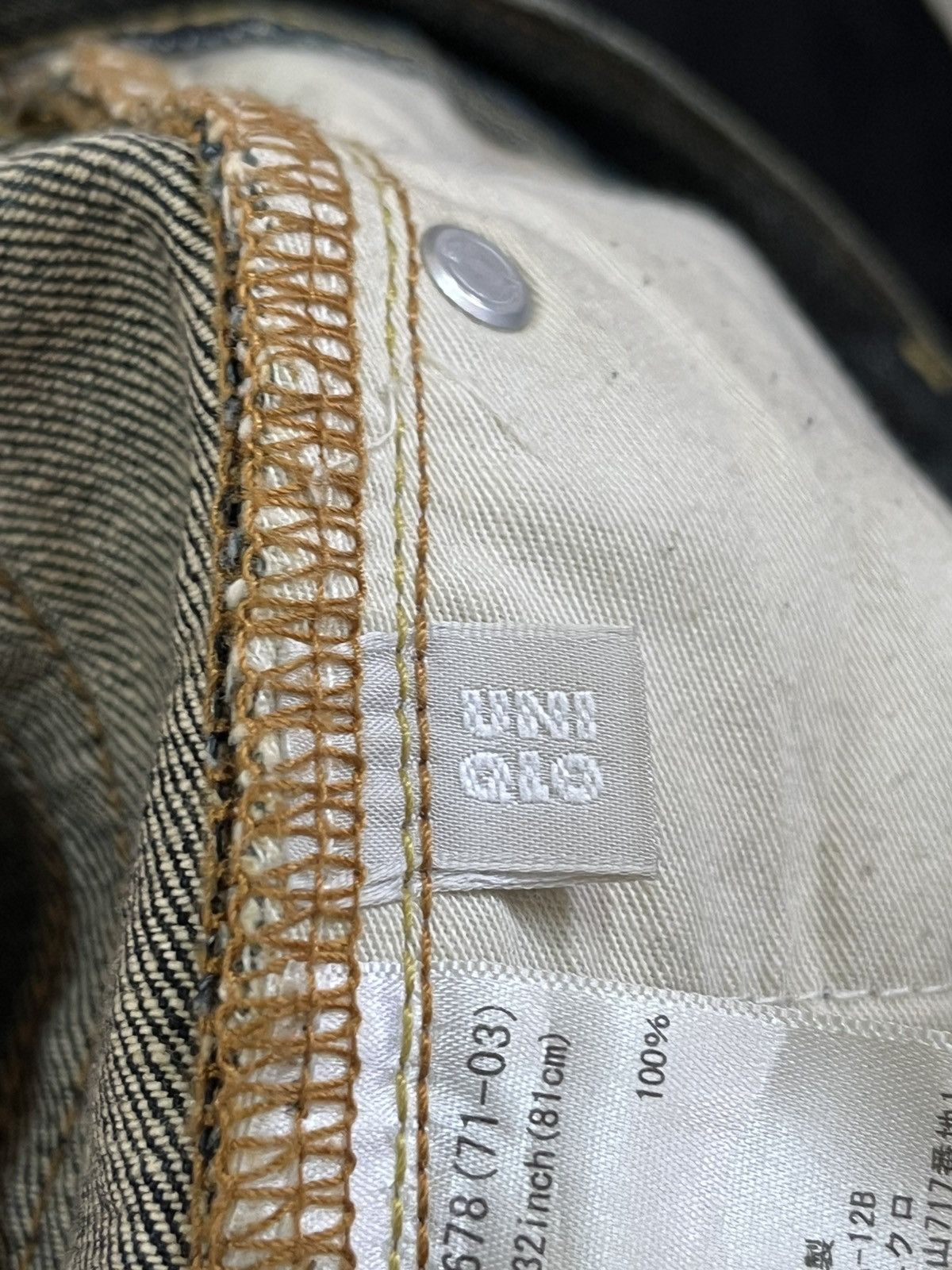 Jun Takahashi × Uniqlo Vintage Uniqlo B-002 Flare Mudwash Denim Size US 32 / EU 48 - 11 Thumbnail