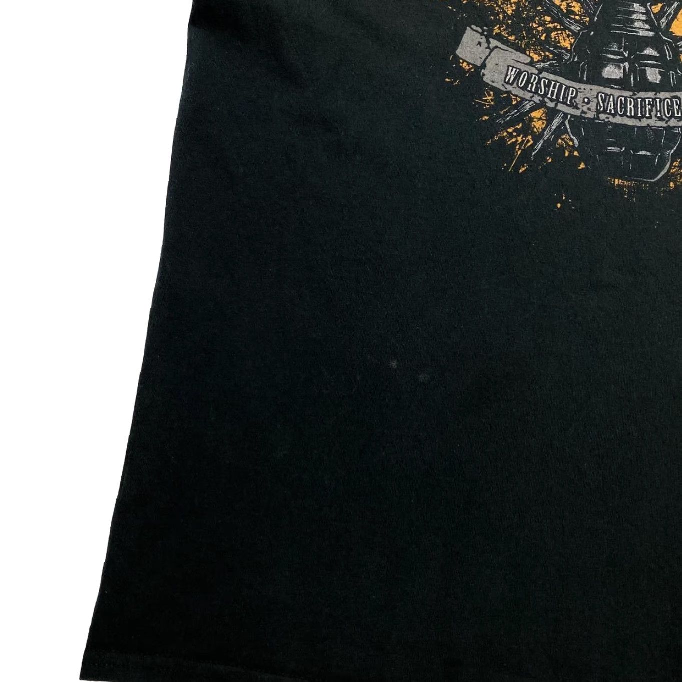 Gildan Torture Division “Worship Sacrifice Reap” Heavy Death Metal Band Black T-Shirt Large Mens Short Sleeve Graphic Print Front Back Size US L / EU 52-54 / 3 - 4 Thumbnail
