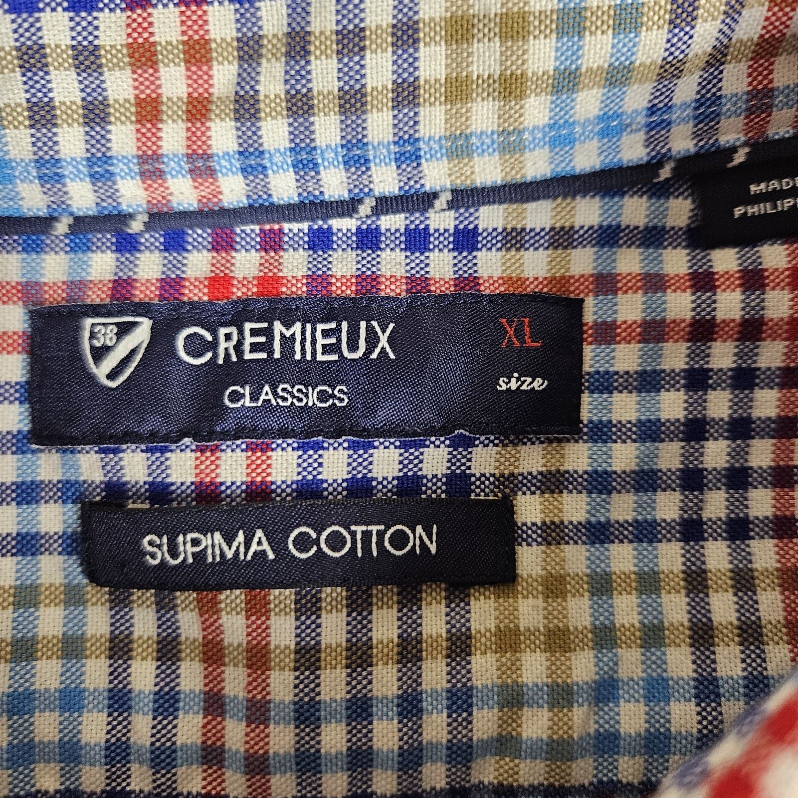 Cremieux Cremieux Supima Cotton Button Down Shirt Size US XL / EU 56 / 4 - 5 Thumbnail