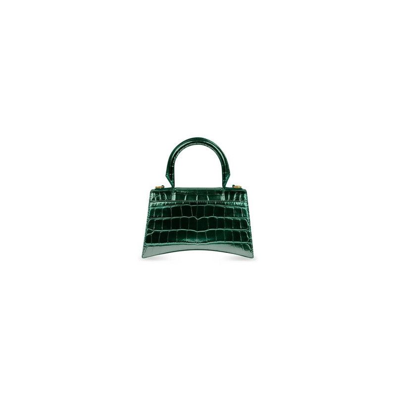 Balenciaga o1tr1nto0126 Size: OS / Hourglass XS Handbag Crocodile Size ONE SIZE - 3 Thumbnail
