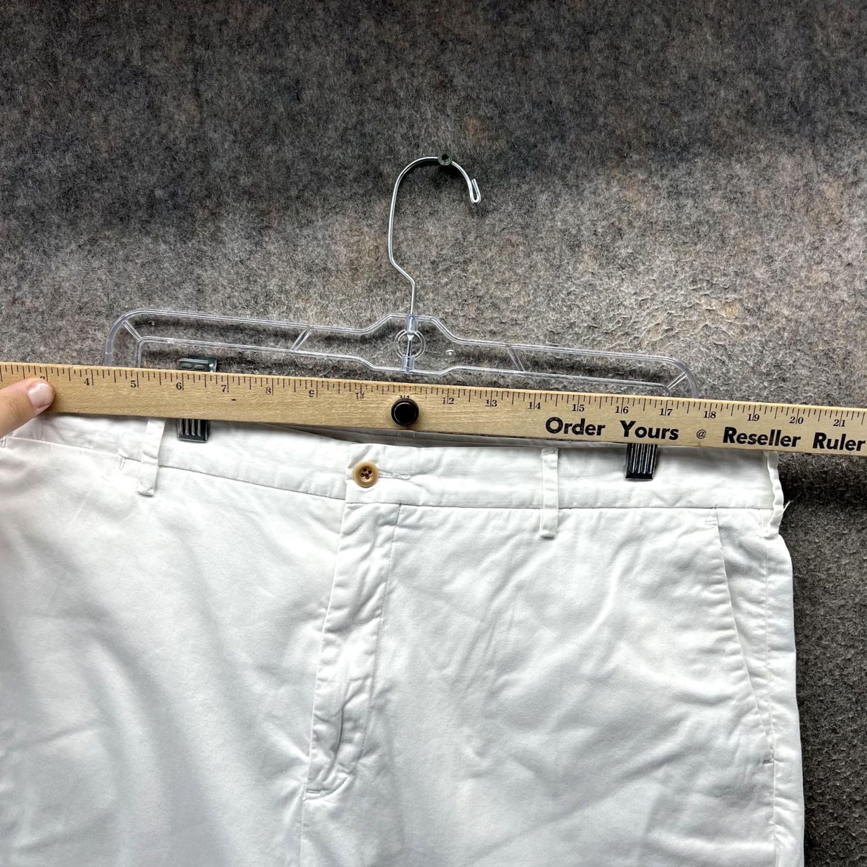 Polo Ralph Lauren Polo Ralph Lauren Shorts Mens 40 White Stretch Chino Flat Front Casual Mens Regular Size US L / EU 52-54 / 3 - 7 Thumbnail