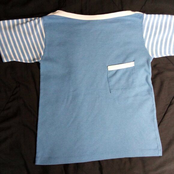 Other Vintage 60s Toss Up Striped Sleeve Pocket T-Shirt Size M / US 6-8 / IT 42-44 - 1 Thumbnail