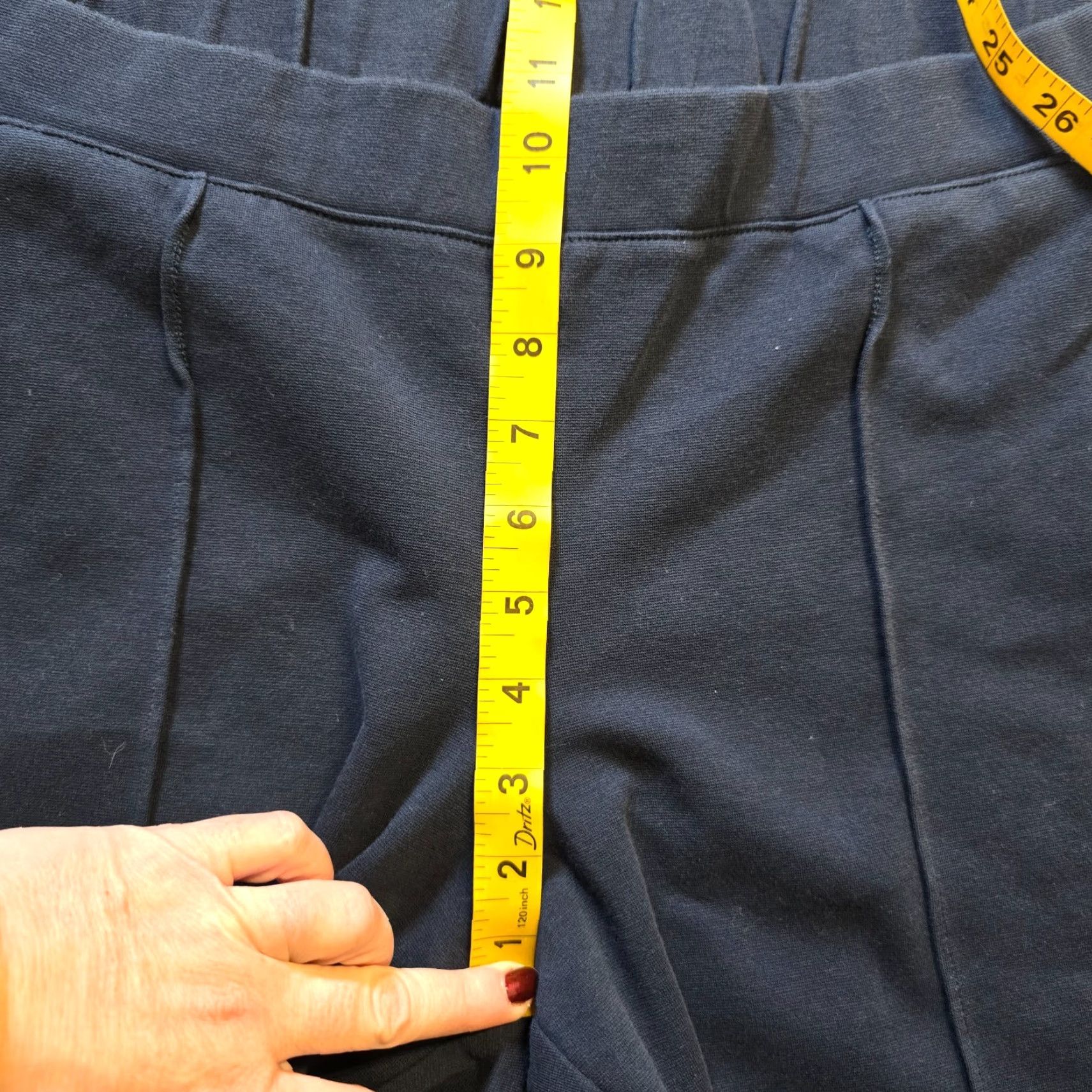 J.Crew J.CREW Pants Womens Large Blue Tapered Stretch Pull On Legging Capsule Casual Size 36" / US 14 / IT 50 - 7 Thumbnail