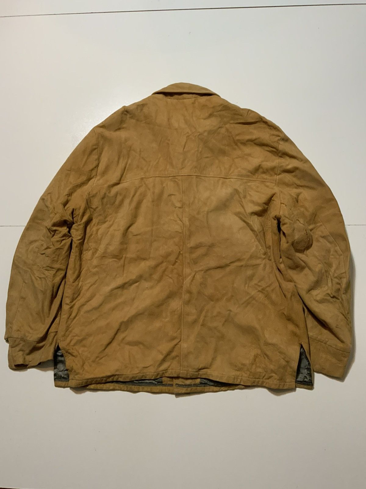 Vintage Vintage 50s 60s Kurland Star Dupont Suede Leather Jacket Size US M / EU 48-50 / 2 - 2 Thumbnail