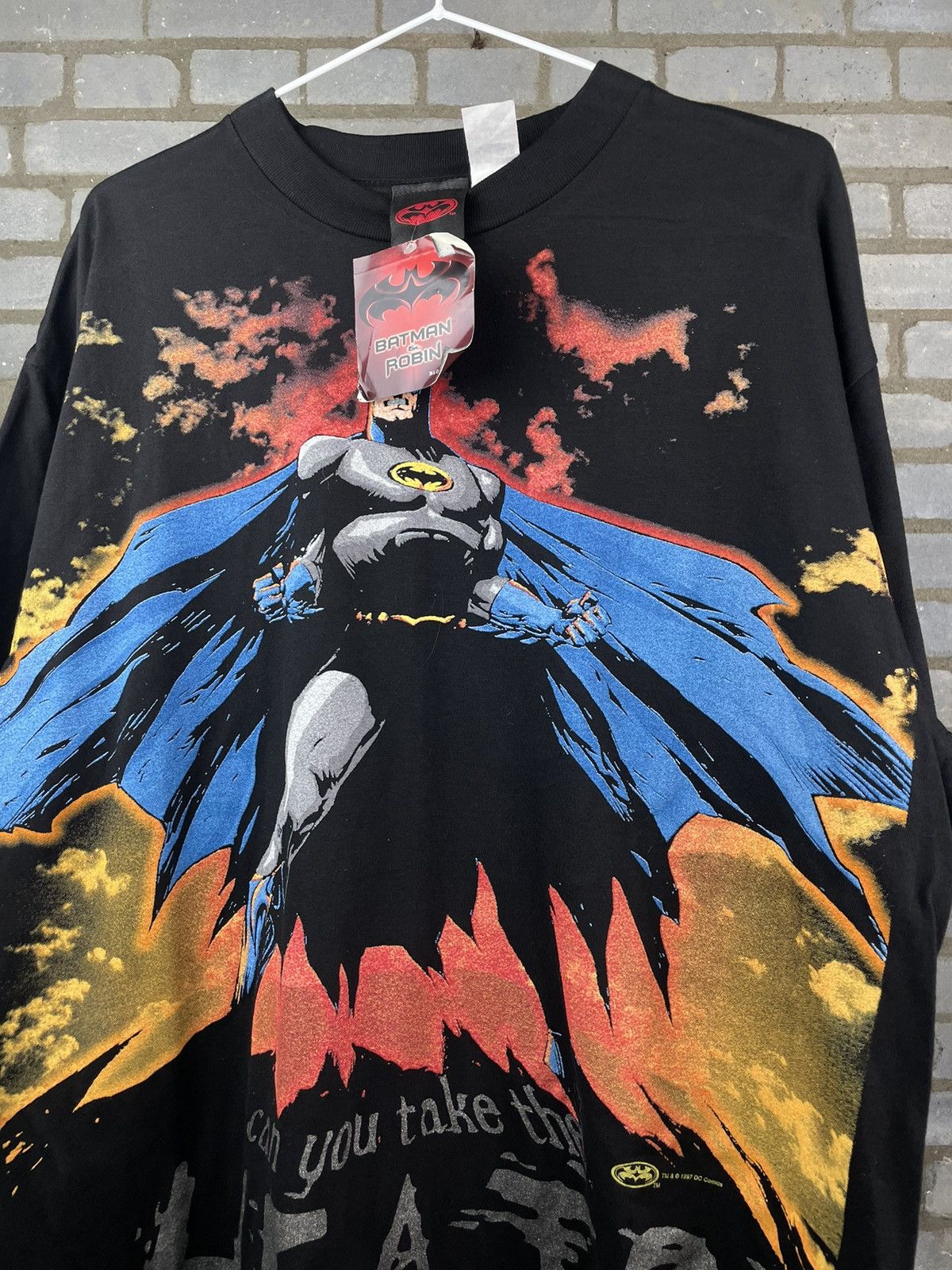 DC Comics × Vintage Batman & Robin 1997 DC Comics vintage Marvel Y2K T-shirt Size US L / EU 52-54 / 3 - 2 Thumbnail