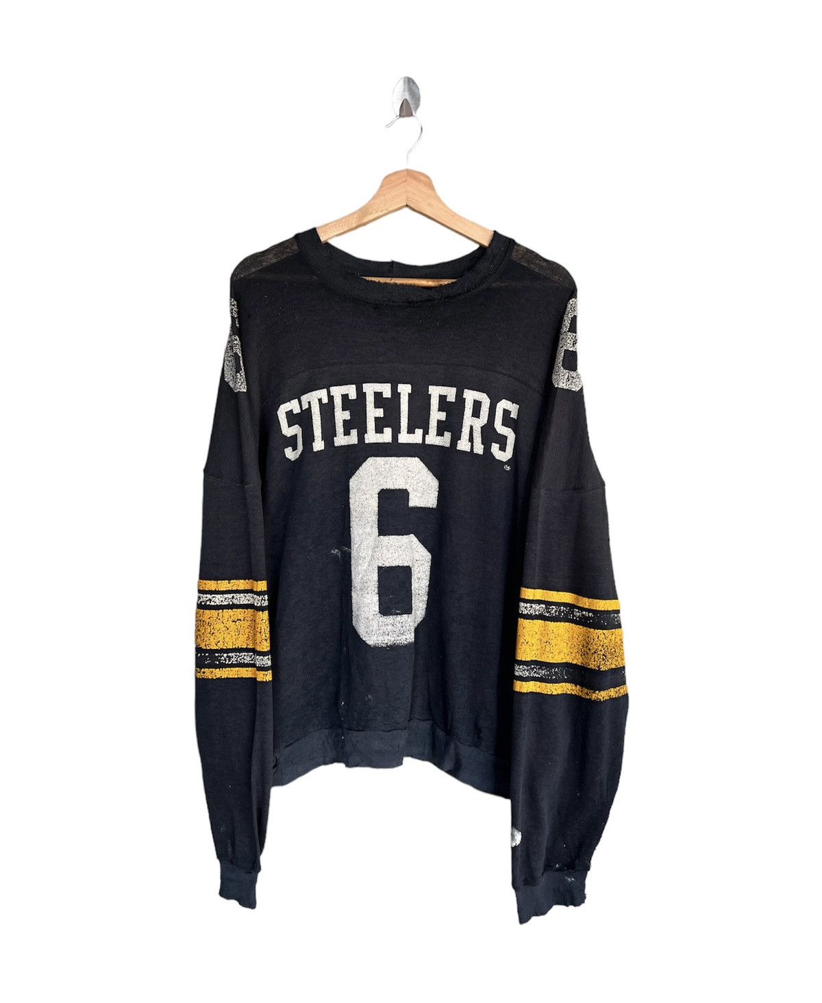 Vintage Vintage Steelers Rugby Jersey Sweatshirt Size US XL / EU 56 / 4 - 1 Thumbnail
