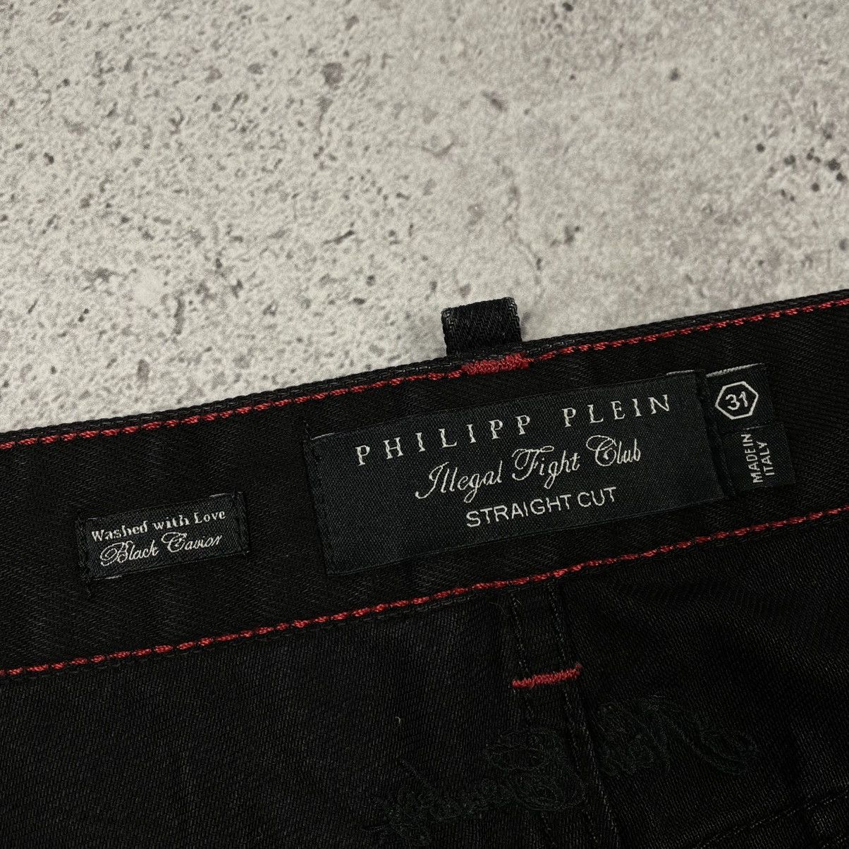 Philipp Plein Philipp Plein “Noir Cowboy” F/W2014 Limited Edition Jeans Size US 31 - 11 Thumbnail