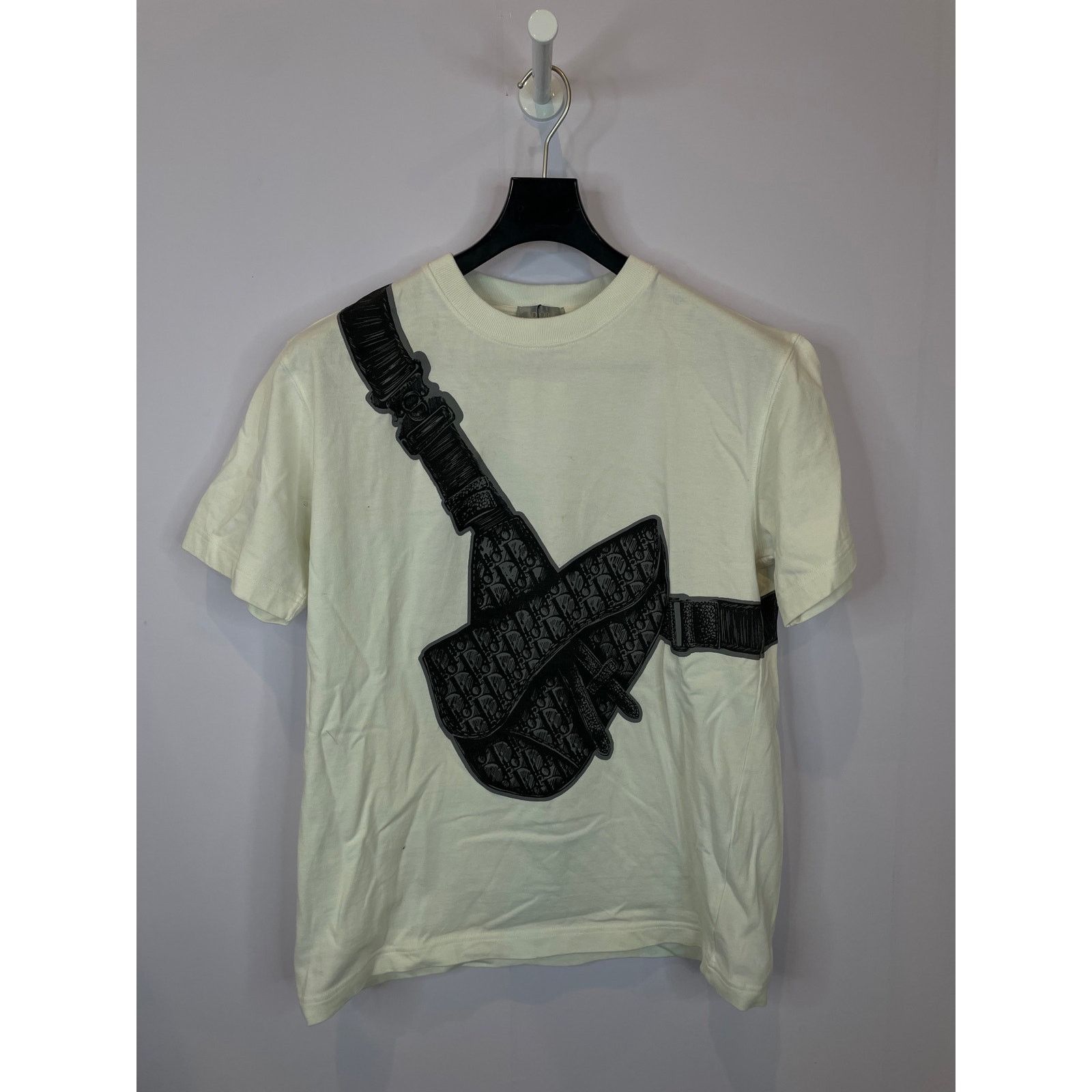 Dior Dior Saddle Tee White Black Used Small Size US S / EU 44-46 / 1 - 1 Thumbnail