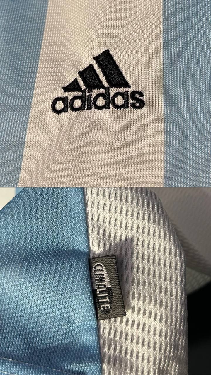 Adidas × Vintage Argentina Home Football Shirt jersey 2002 2004 Adidas soccer Size US M / EU 48-50 / 2 - 3 Thumbnail