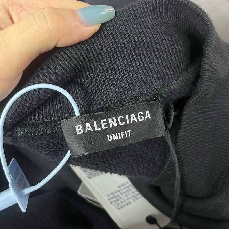 Balenciaga Balenciaga Black wheat pattern embroidery logo sweater Size US S / EU 44-46 / 1 - 5 Thumbnail
