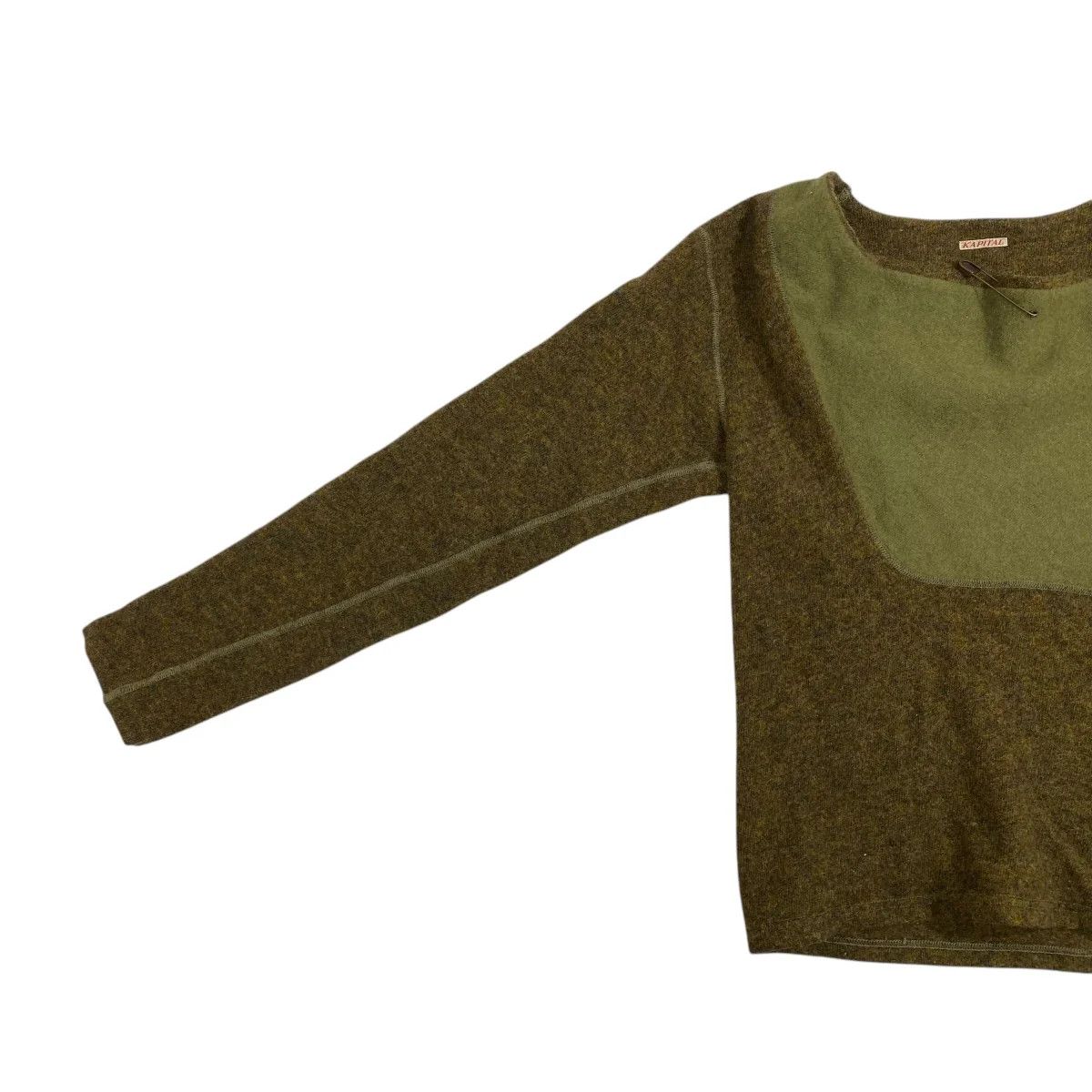 Kapital Safety Pin Wool Knit Sweater Size M / US 6-8 / IT 42-44 - 3 Thumbnail