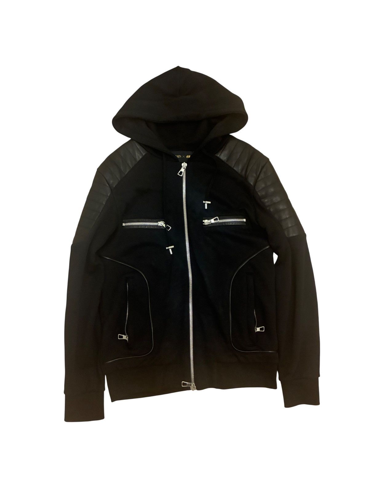 Balmain Balmain Christophe Decarnin AW11 Sleeveless Crest Hoodie