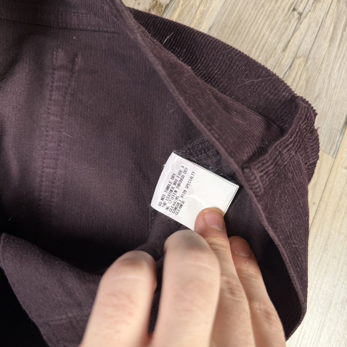 Undercover Rare Undercoverism Undercover Insert Plum Corduroy Pants Size US 30 / EU 46 - 6 Thumbnail