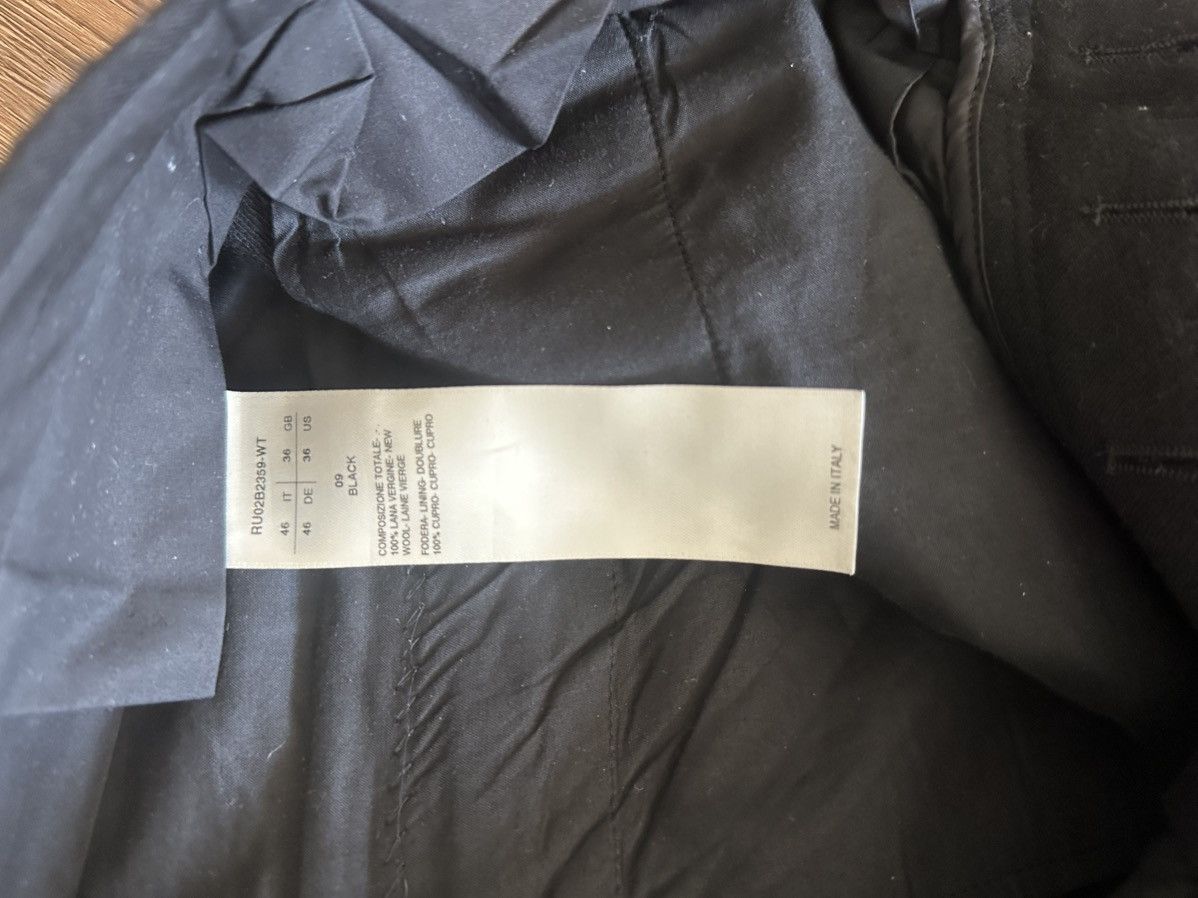 Rick Owens Virgin wool Astaire cropped trousers Size US 30 / EU 46 - 3 Thumbnail