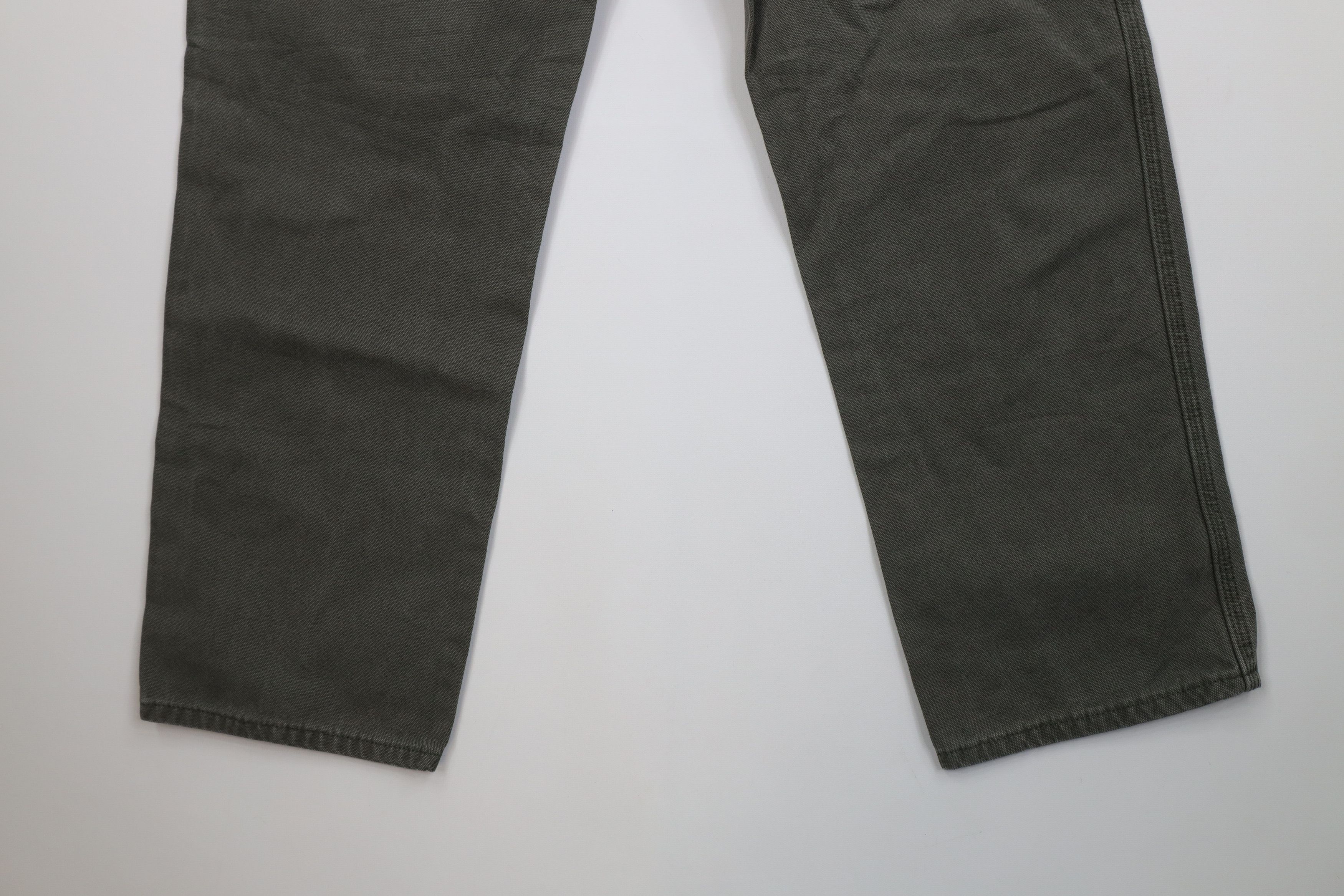 Dickies Vintage Y2K Dickies Wide Leg Canvas Dungaree Pants Green Size US 36 / EU 52 - 14 Thumbnail