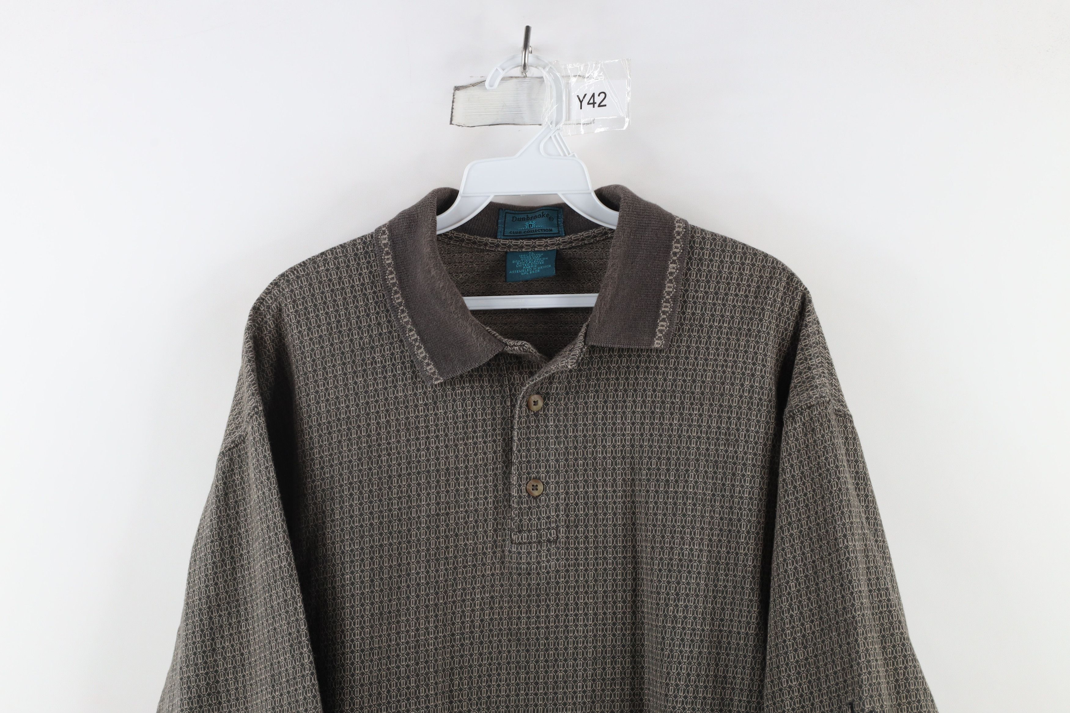 Vintage Vintage 90s Streetwear Geometric Collared Golf Polo Shirt Size US XL / EU 56 / 4 - 2 Thumbnail