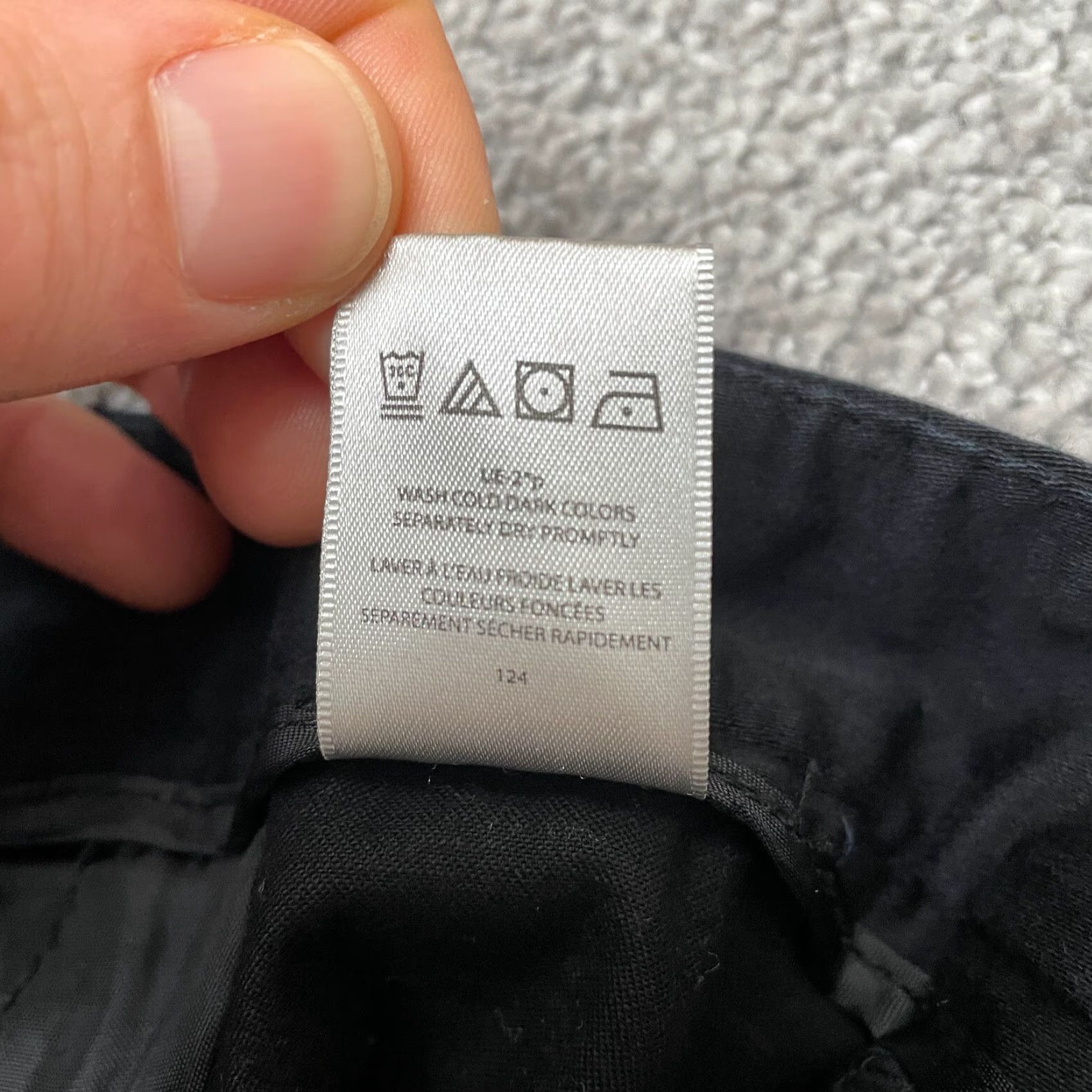 Van Heusen Van Heusen Pants Cropped 10 Black Mid Rise Cotton 34x23 Stretch Extensible Women Size 32" / US 10 / IT 46 - 7 Thumbnail