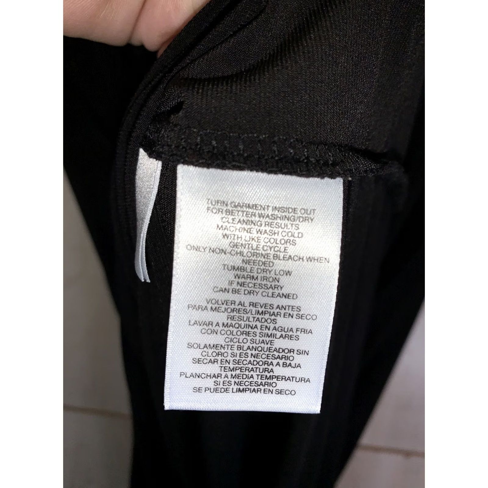Jones New York Jones New York Dress Women’s L Black 3/4 Sleeve Stretch Tie Back Dress-4450 Size L / US 10 / IT 46 - 6 Thumbnail