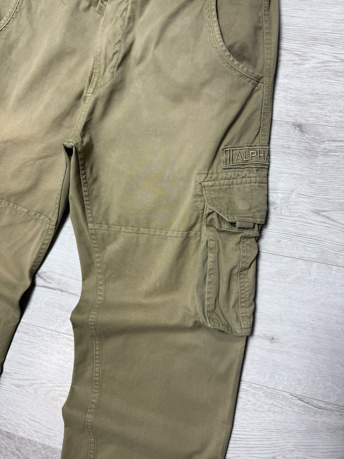 Alpha Industries Alpha Industries Olive Tactical Cargo Pants Military Style Size US 36 / EU 52 - 4 Thumbnail