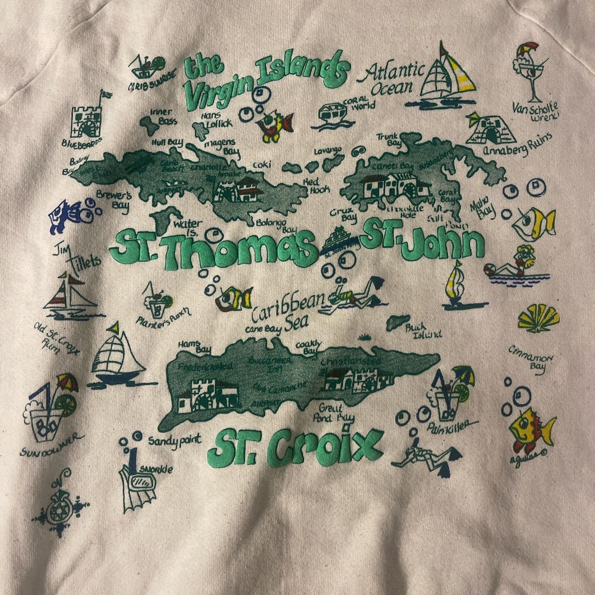 Fruit Of The Loom St. John US Virgin Islands crewneck Size US XL / EU 56 / 4 - 2 Thumbnail