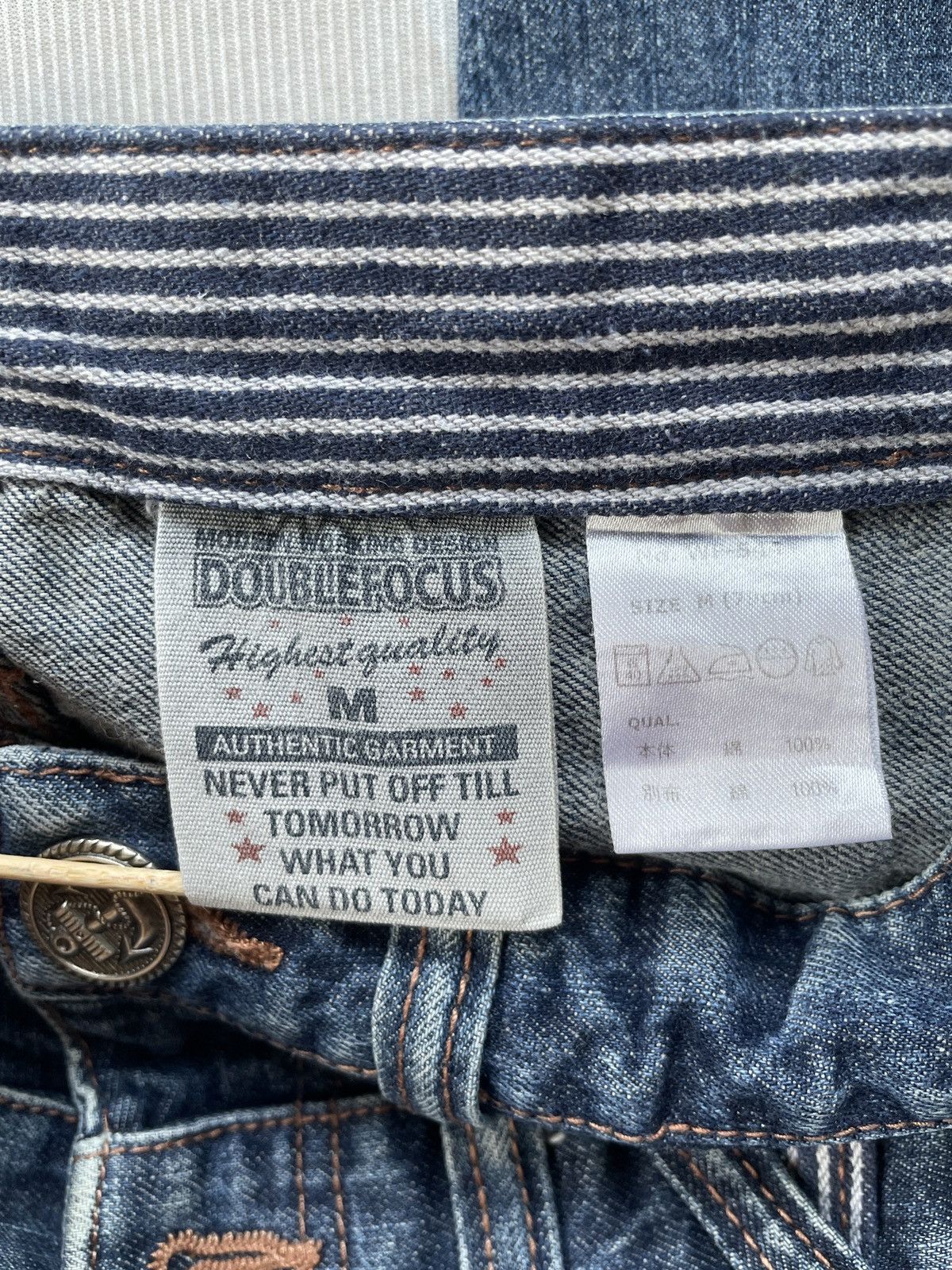 If Six Was Nine Sick Doublefocus Double Waist Jeans (LG111) Size US 31 - 11 Thumbnail