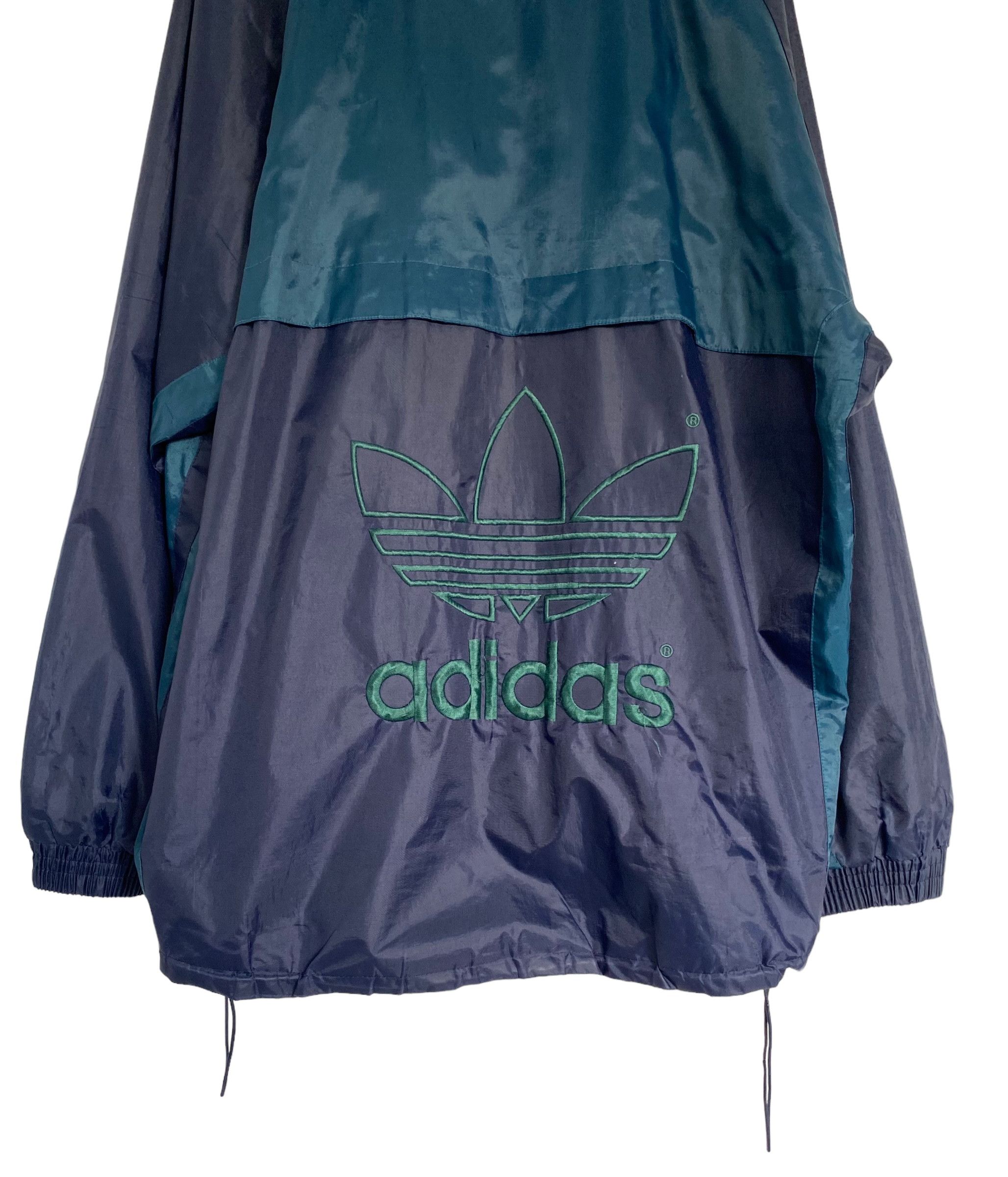 Adidas × Vintage 80s' Adidas vintage raincoat, light jacket Size US L / EU 52-54 / 3 - 4 Thumbnail