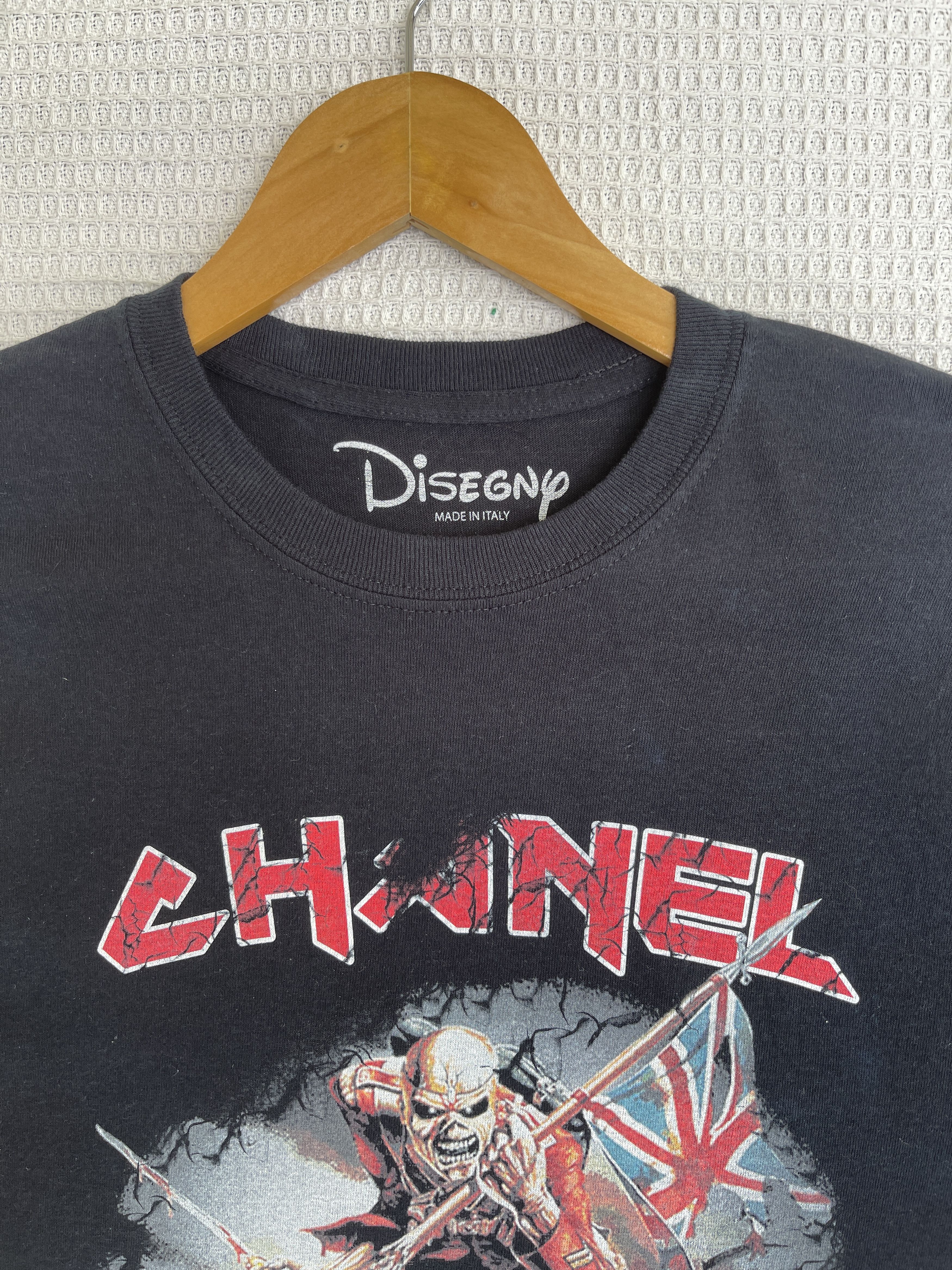 Last Drop🔥Rare🔥Designer Chanel x Iron Maiden Band T-Shirt