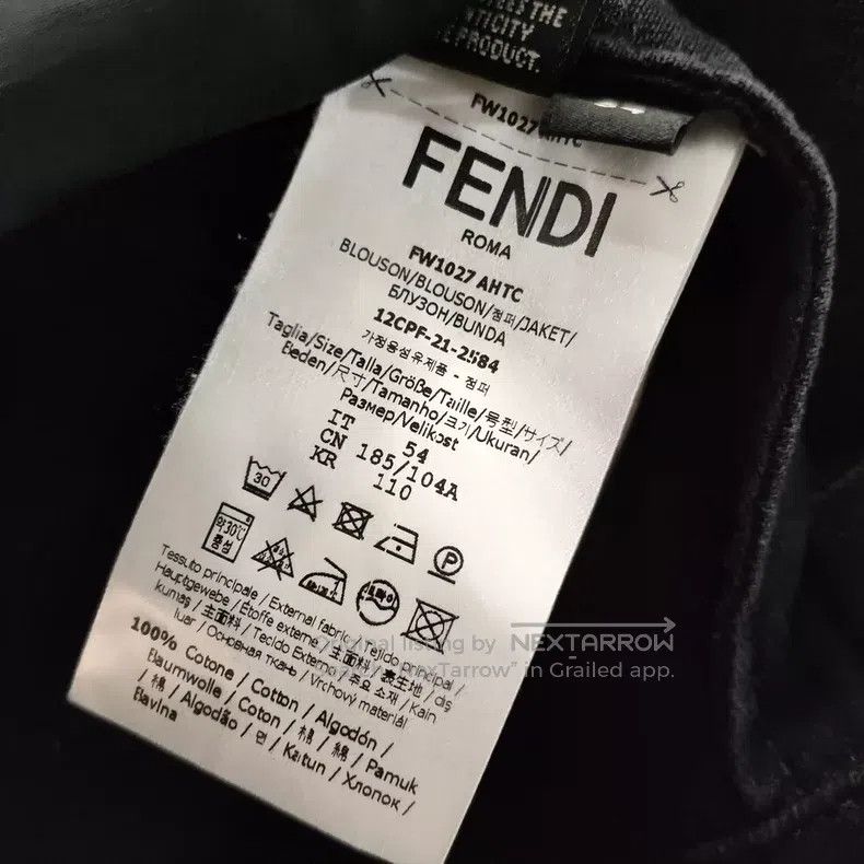 Fendi Fendi Cotton Men's Jacket Size US L / EU 52-54 / 3 - 5 Thumbnail