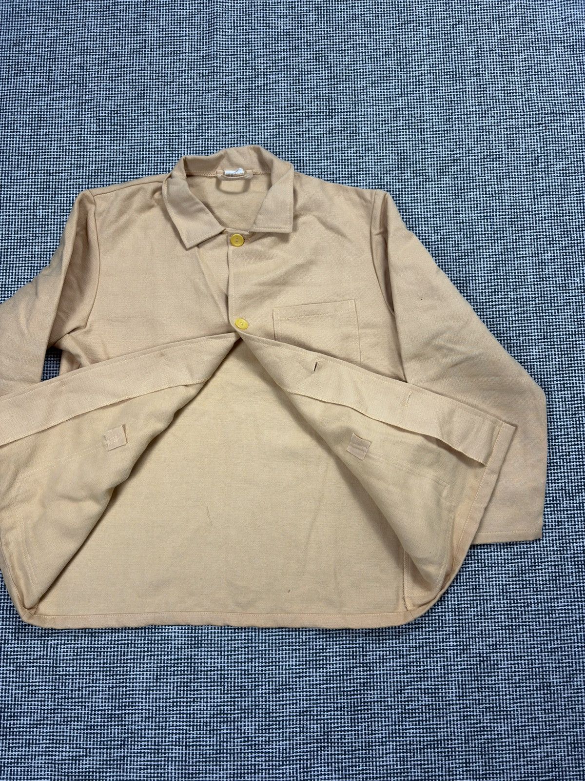 Le Laboureur rare 70s French chore core jacket peach vintage Size US M / EU 48-50 / 2 - 3 Thumbnail