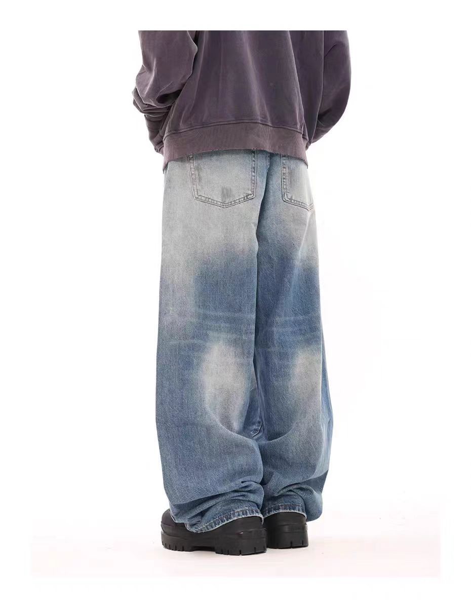 Japanese Brand × Vintage Vintage street washed and worn loose jeans Size US 28 / EU 44 - 6 Thumbnail