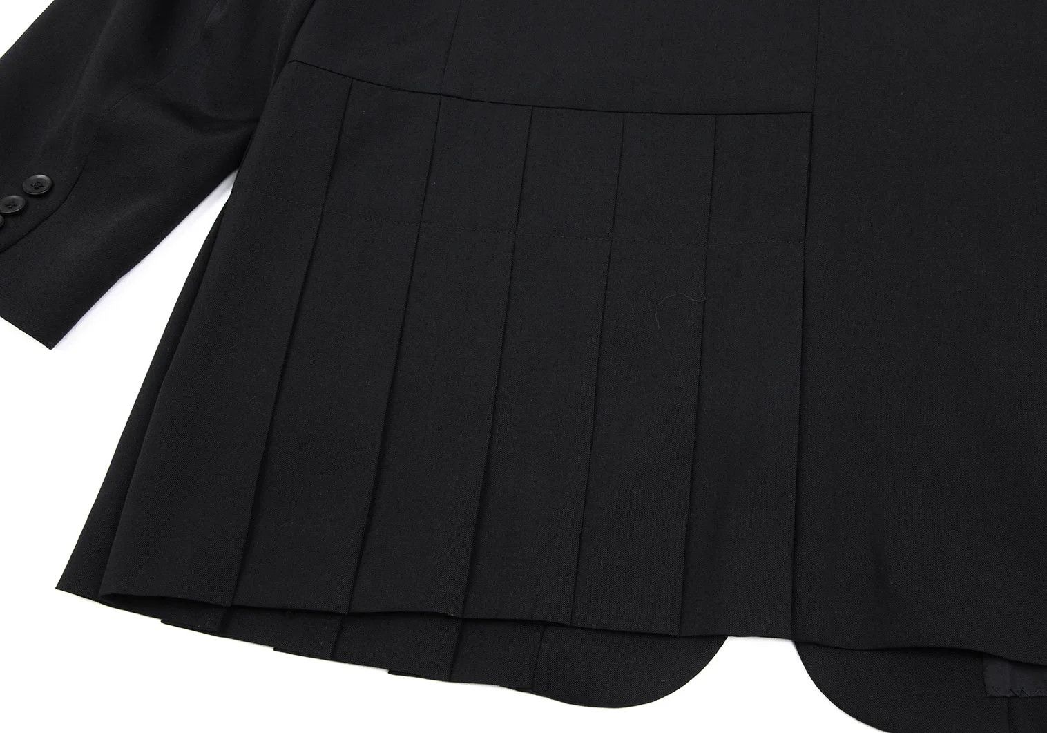 Yohji Yamamoto Yohji Yamamoto Wool Gabardine Jacket Black 2 Size US M / EU 48-50 / 2 - 15 Thumbnail