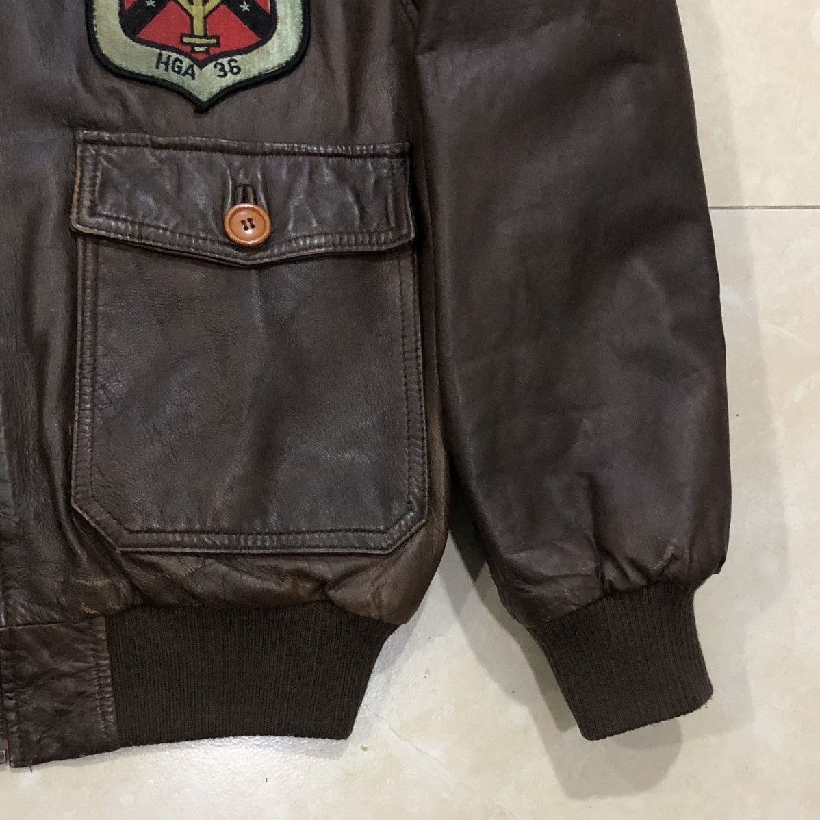 Avirex VTG 80s Avirex G-1 Patch U.S ARMY Air Forces Leather Jacket Size US XL / EU 56 / 4 - 13 Thumbnail