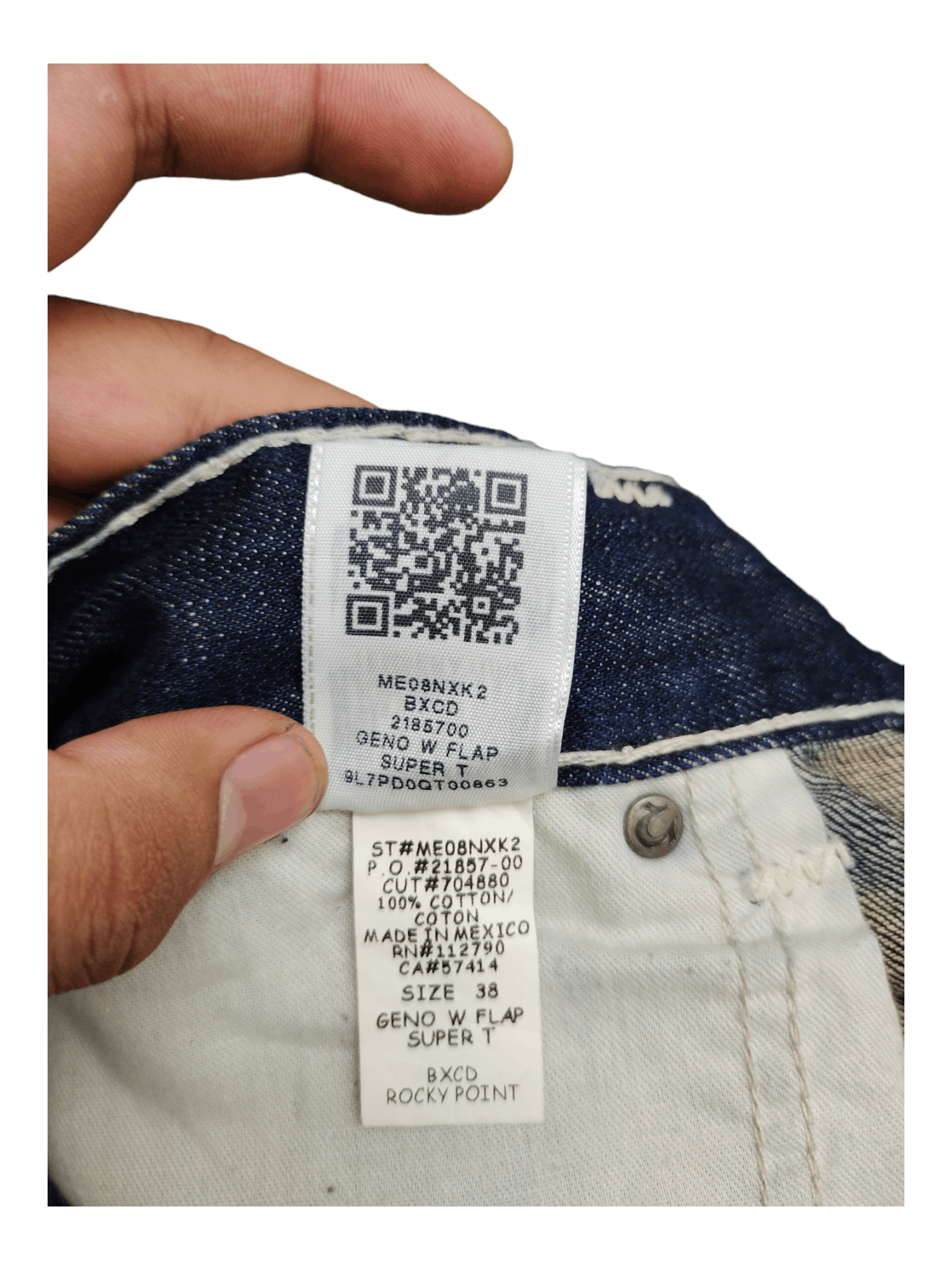 True Religion Vintage Y2k True Religion Big Stitch Denim Pants Streetwear Size US 38 / EU 54 - 18 Thumbnail