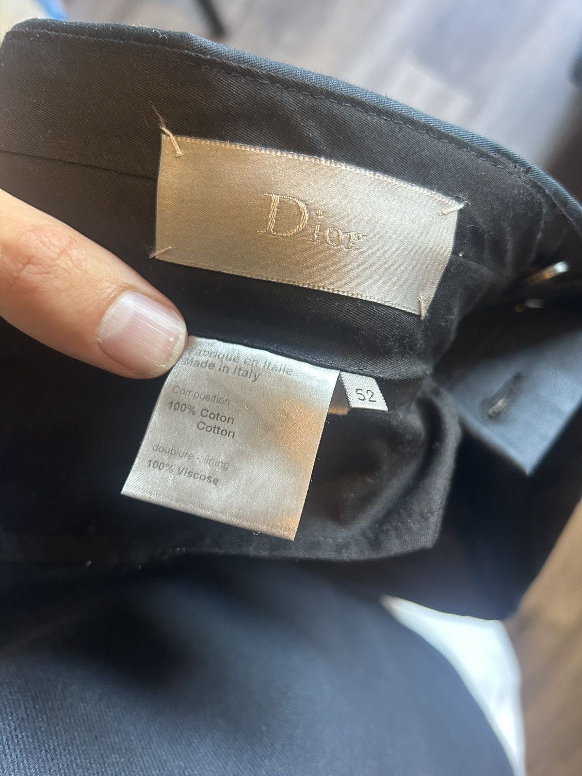 Dior Navy Pocket Pants Size US 36 / EU 52 - 8 Thumbnail