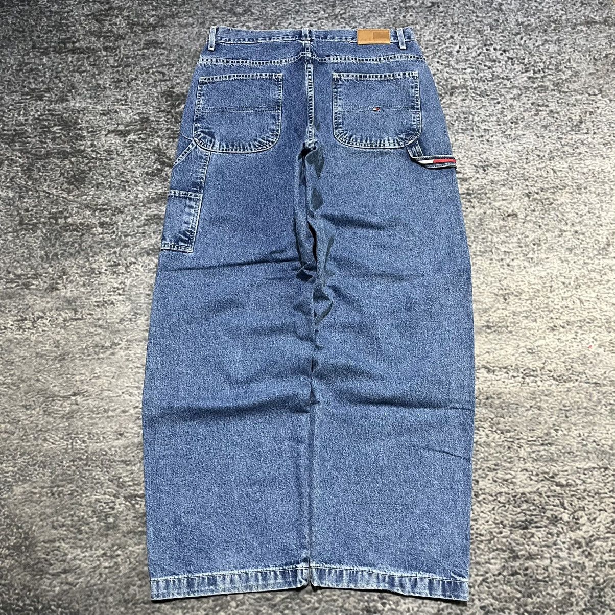 Tommy Hilfiger VINTAGE Y2K TOMMY HILFIGER BAGGY WIDE LEG CARPENTER JEANS Size US 32 / EU 48 - 1 Thumbnail