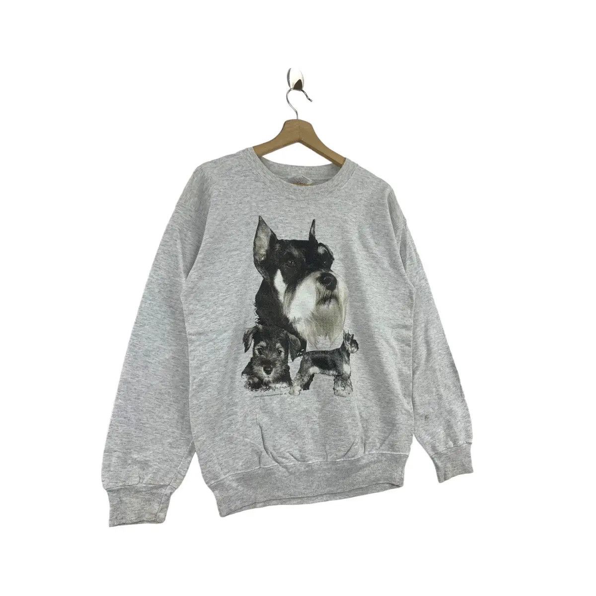 Vintage Vtg 90’ SCHNAUZER ROBERT & EUNICE Dog Pet Sweatshirt Size M / US 6-8 / IT 42-44 - 4 Thumbnail