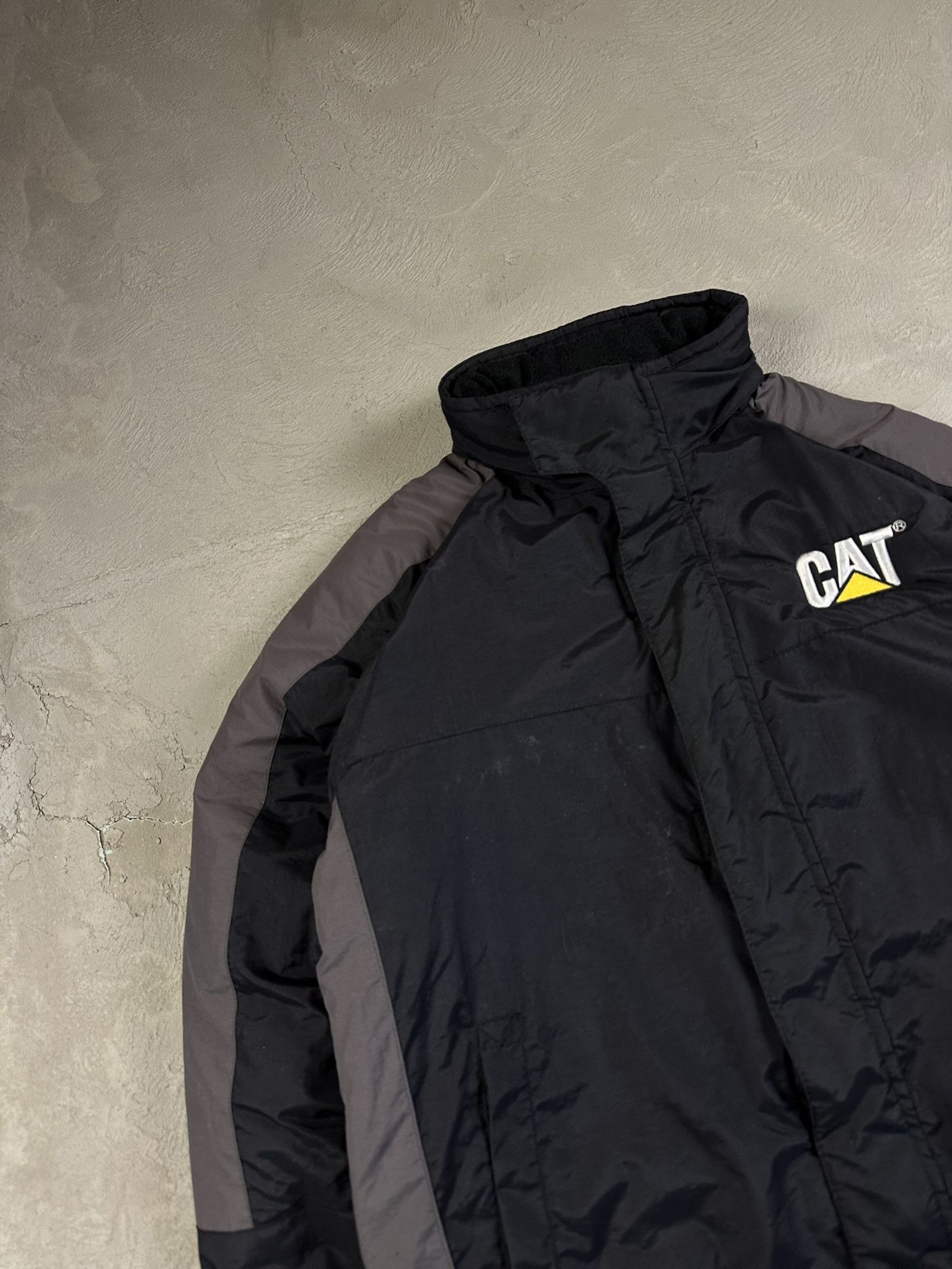 Caterpillar Vintage Caterpillar CAT Boxy Nylon Workwear Jacket Size US L / EU 52-54 / 3 - 6 Thumbnail
