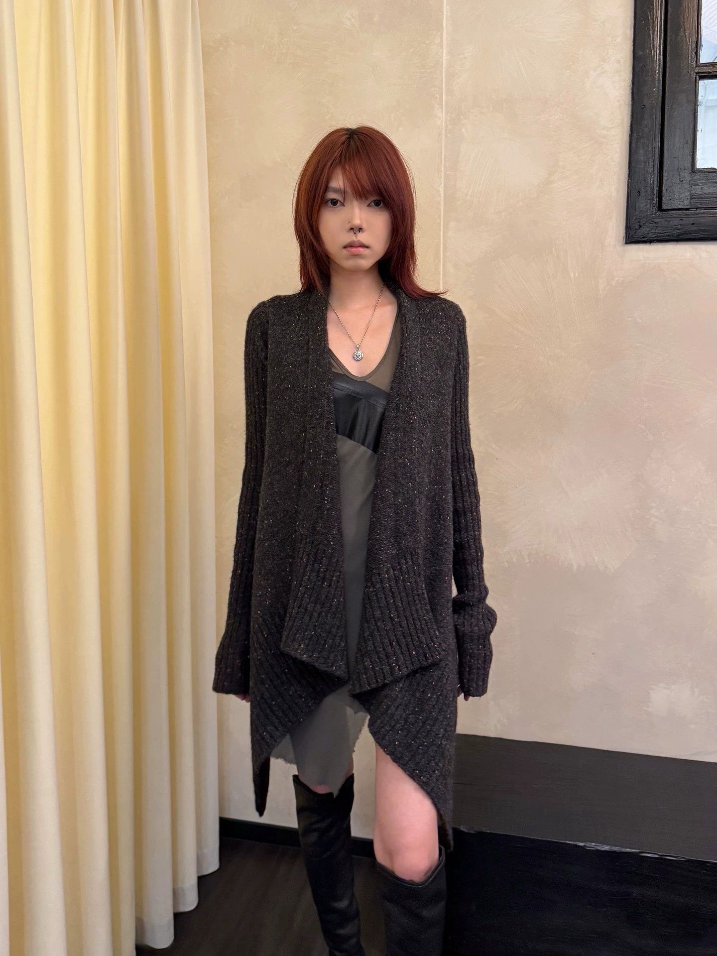 Rick Owens Rick Owens 2012 Alpaca Irregular Hem Cardigan XS Size XS / US 0-2 / IT 36-38 - 1 Thumbnail