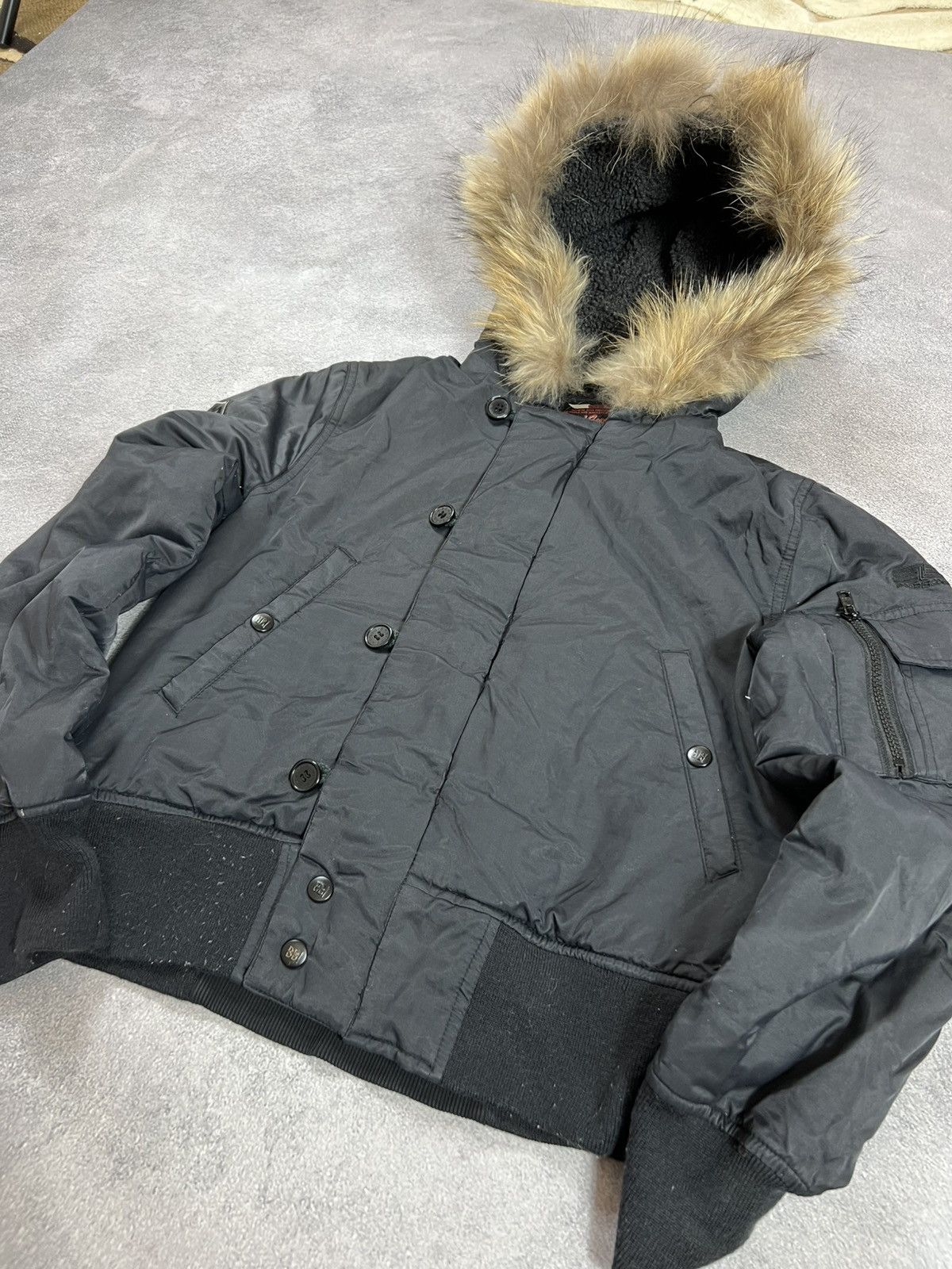 Hysteric Glamour VTG Avant Garde If Six Was Nine Style Fur Bomber Jacket Size US S / EU 44-46 / 1 - 3 Thumbnail