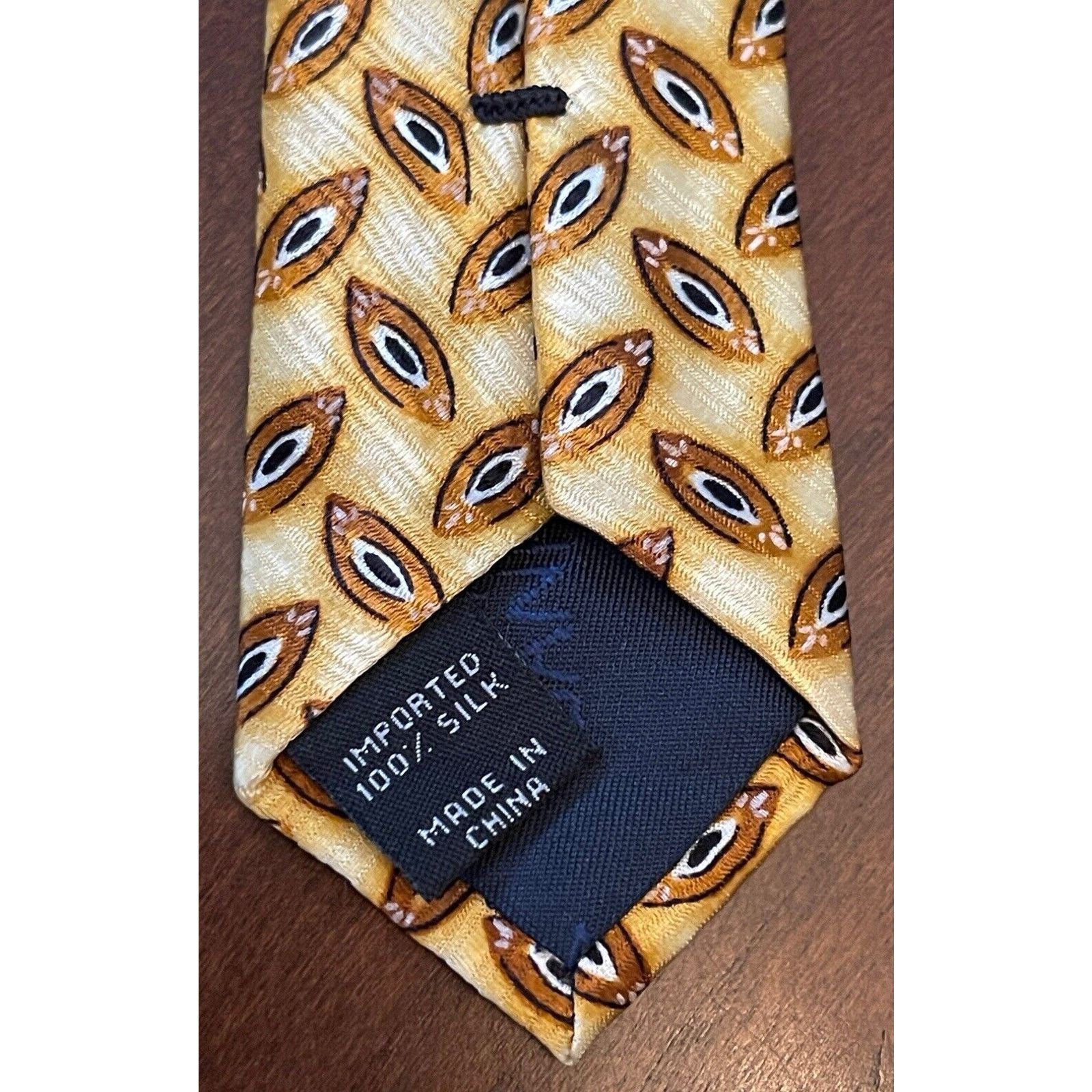 Jos. A. Bank Jos. A. Bank Gold 100% Imported Silk Made In China Size ONE SIZE - 7 Thumbnail