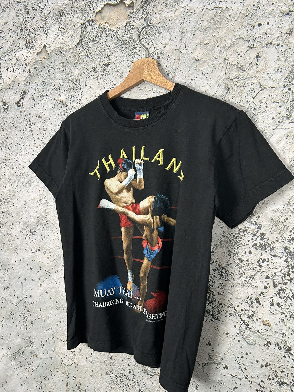 Vintage Vintage Thailand Muay Thai Fighter Graphic Tee Hype Size US M / EU 48-50 / 2 - 2 Thumbnail