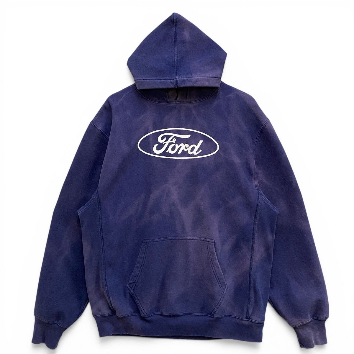 Steve And Barrys Vintage Ford Motor Co Hoodie Faded Navy Blue Steve & Barry’s Size US L / EU 52-54 / 3 - 1 Thumbnail