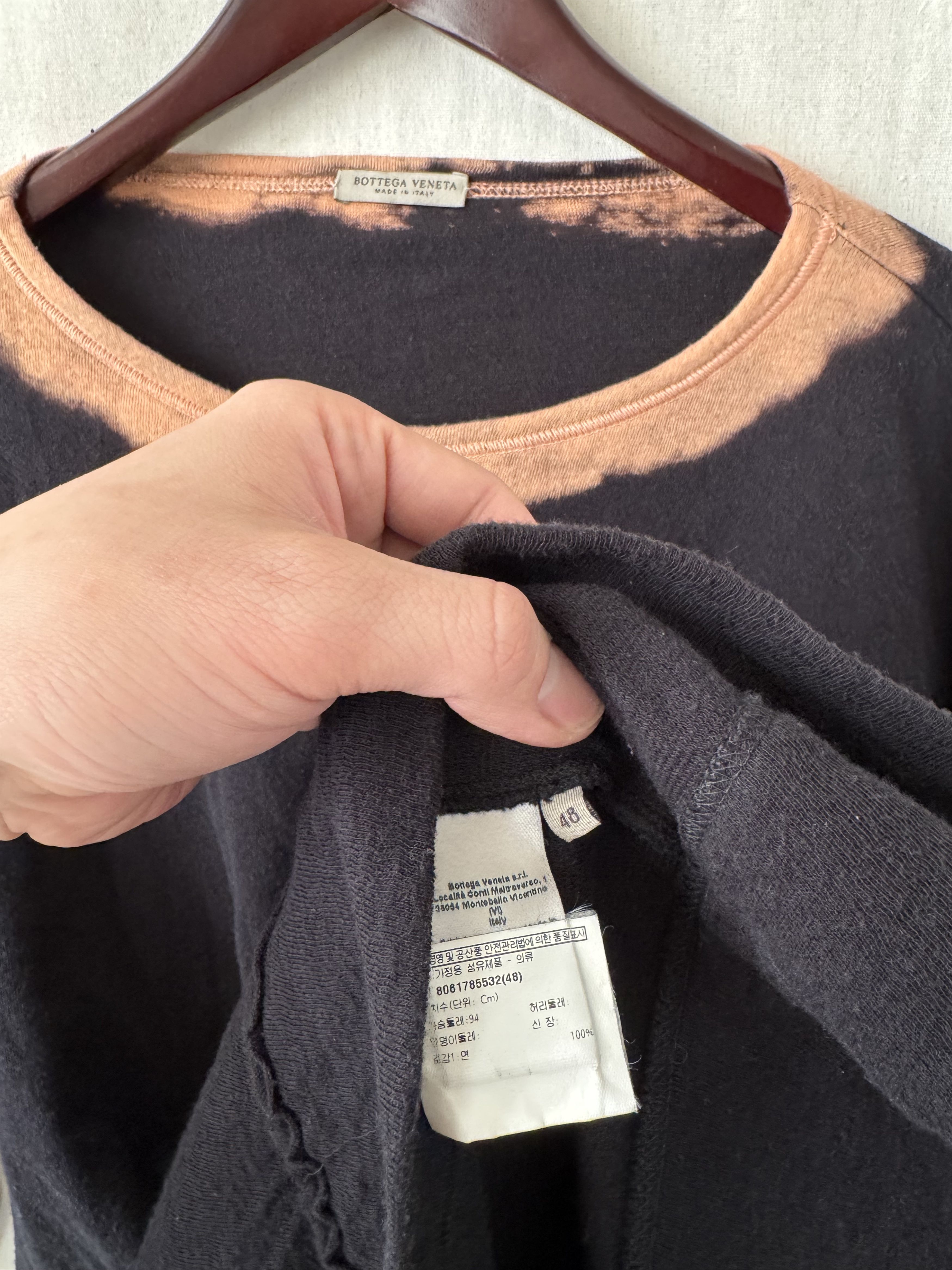 Bottega Veneta Bottega Veneta Bleach Effect Sweater (Black/Orange) Size US M / EU 48-50 / 2 - 4 Thumbnail