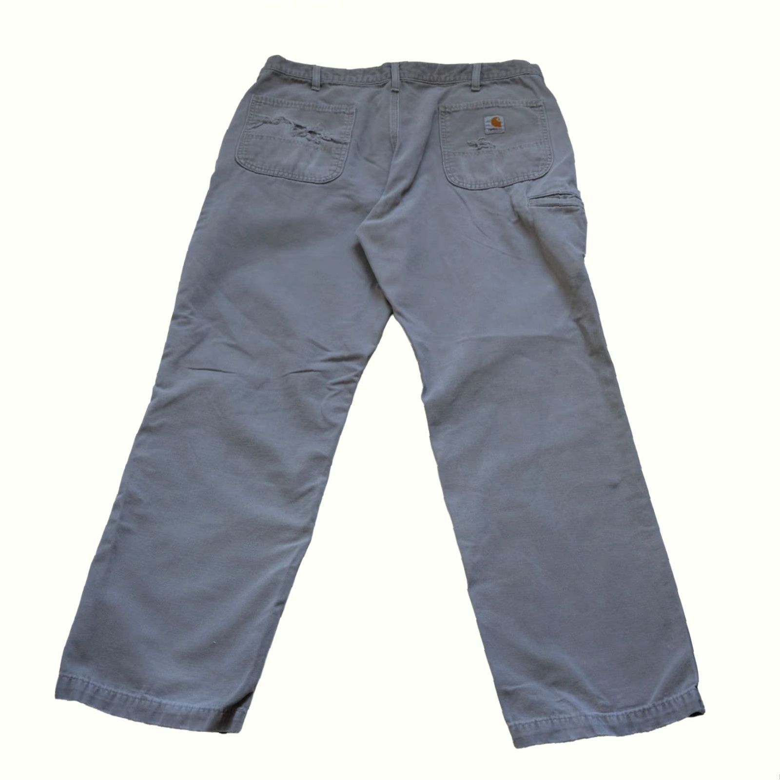 Carhartt VINTAGE Carhartt VTG Y2K 90s RETRO 100% COTTON WORK BROWN DISTRESSED JEANS SZ 38x32 Size US 38 / EU 54 - 3 Thumbnail